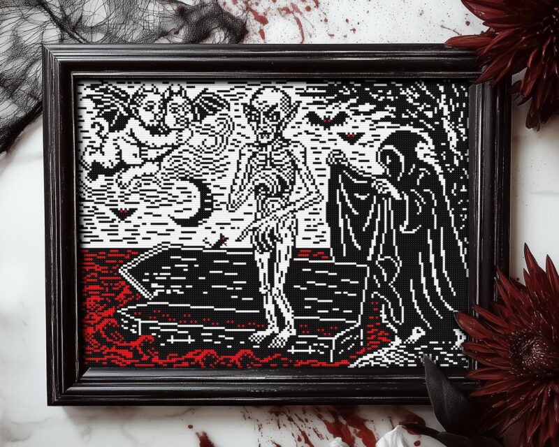 Birth Of Nosferatu Cross Stitch Pattern - Image 2
