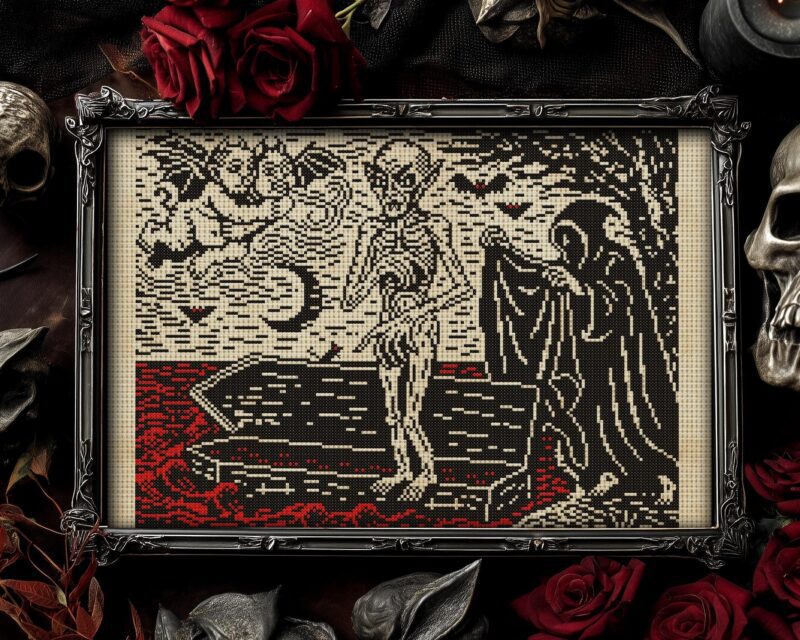 Birth Of Nosferatu Cross Stitch Pattern - Image 3