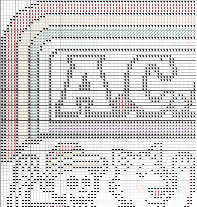 Pride A.C.A.B Cross Stitch Pattern - Image 5