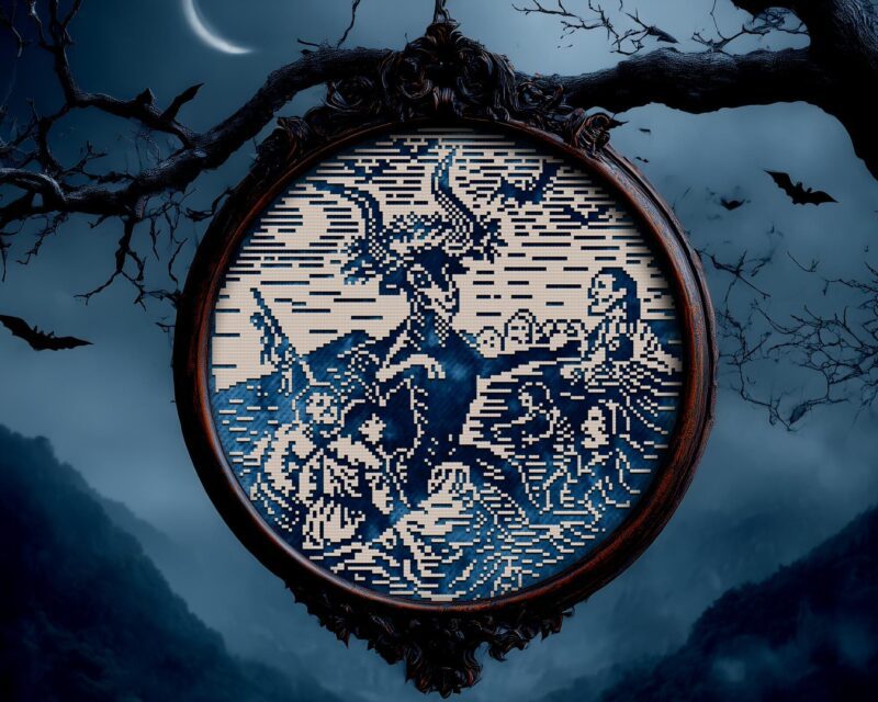Witches Sabbath Cross Stitch Pattern - Image 2