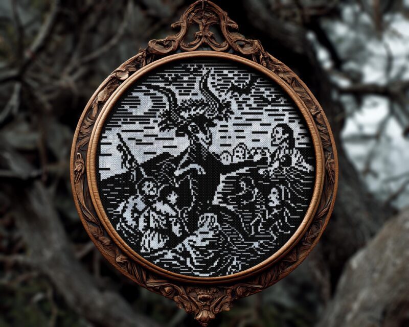 Witches Sabbath Cross Stitch Pattern - Image 4