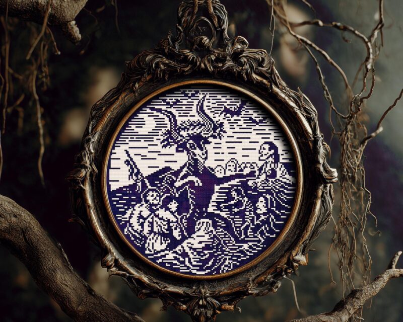 Witches Sabbath Cross Stitch Pattern - Image 8