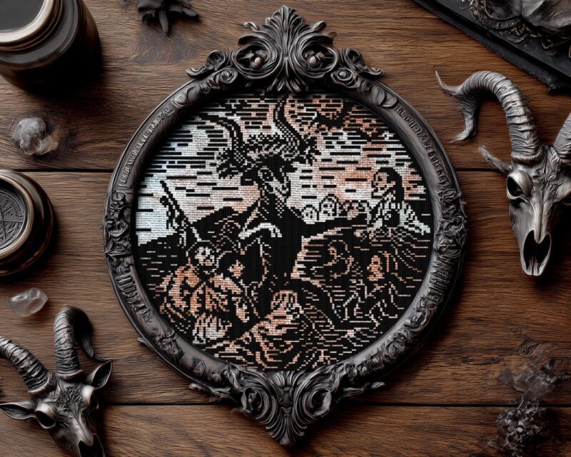 Witches Sabbath Cross Stitch Pattern - Image 3