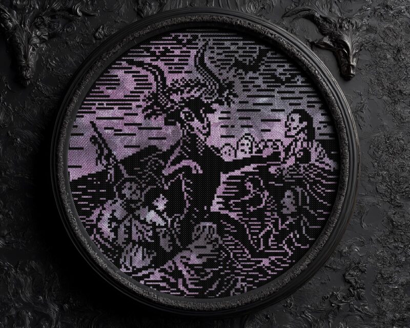 Witches Sabbath Cross Stitch Pattern - Image 5