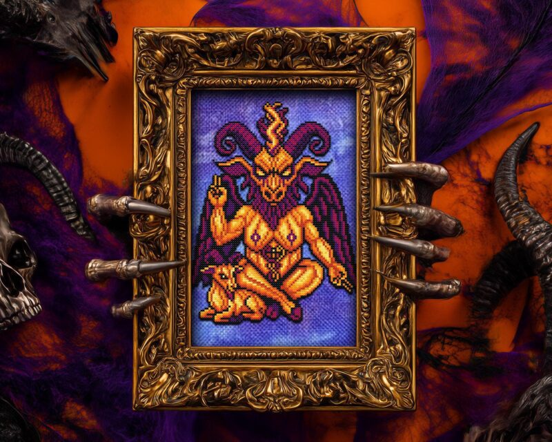 Pumphomet Cross Stitch Pattern - Image 8