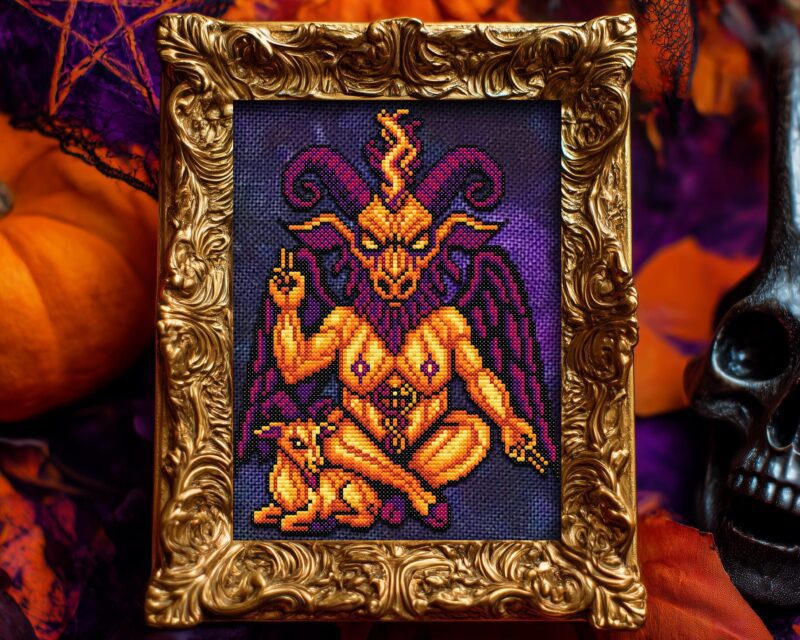 Pumphomet Cross Stitch Pattern - Image 6
