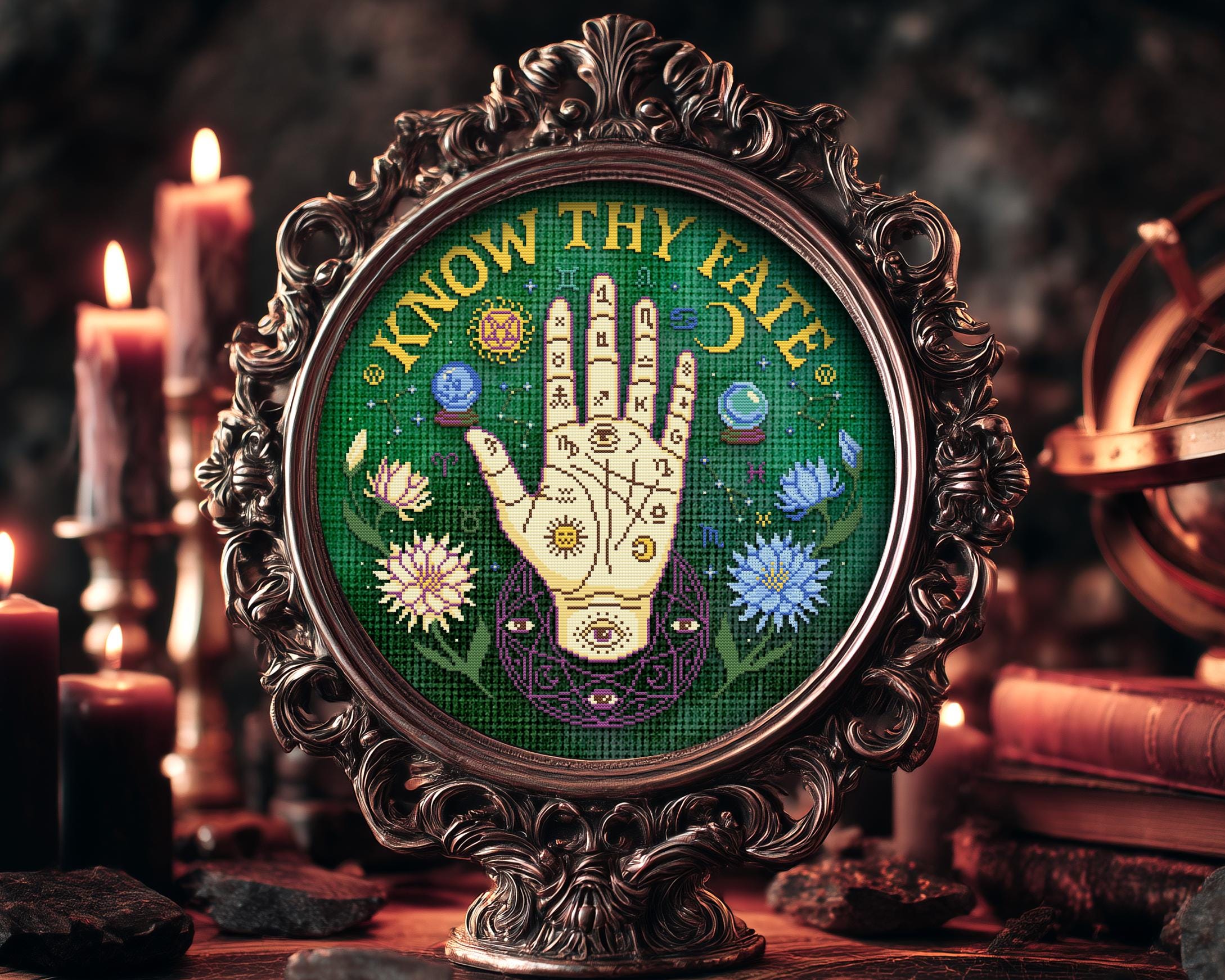 Know thy Fate Zodiac Cross Stitch Pattern - Image 7