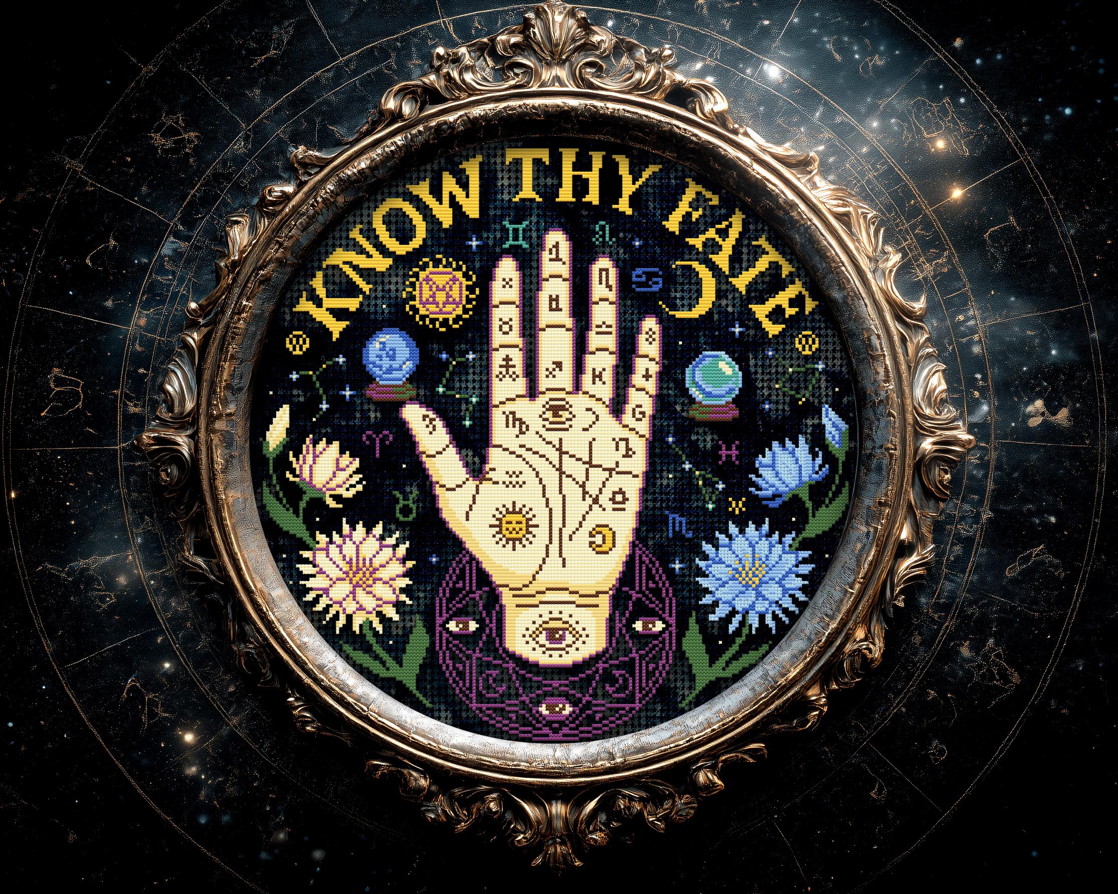 Know thy Fate Zodiac Cross Stitch Pattern - Image 5