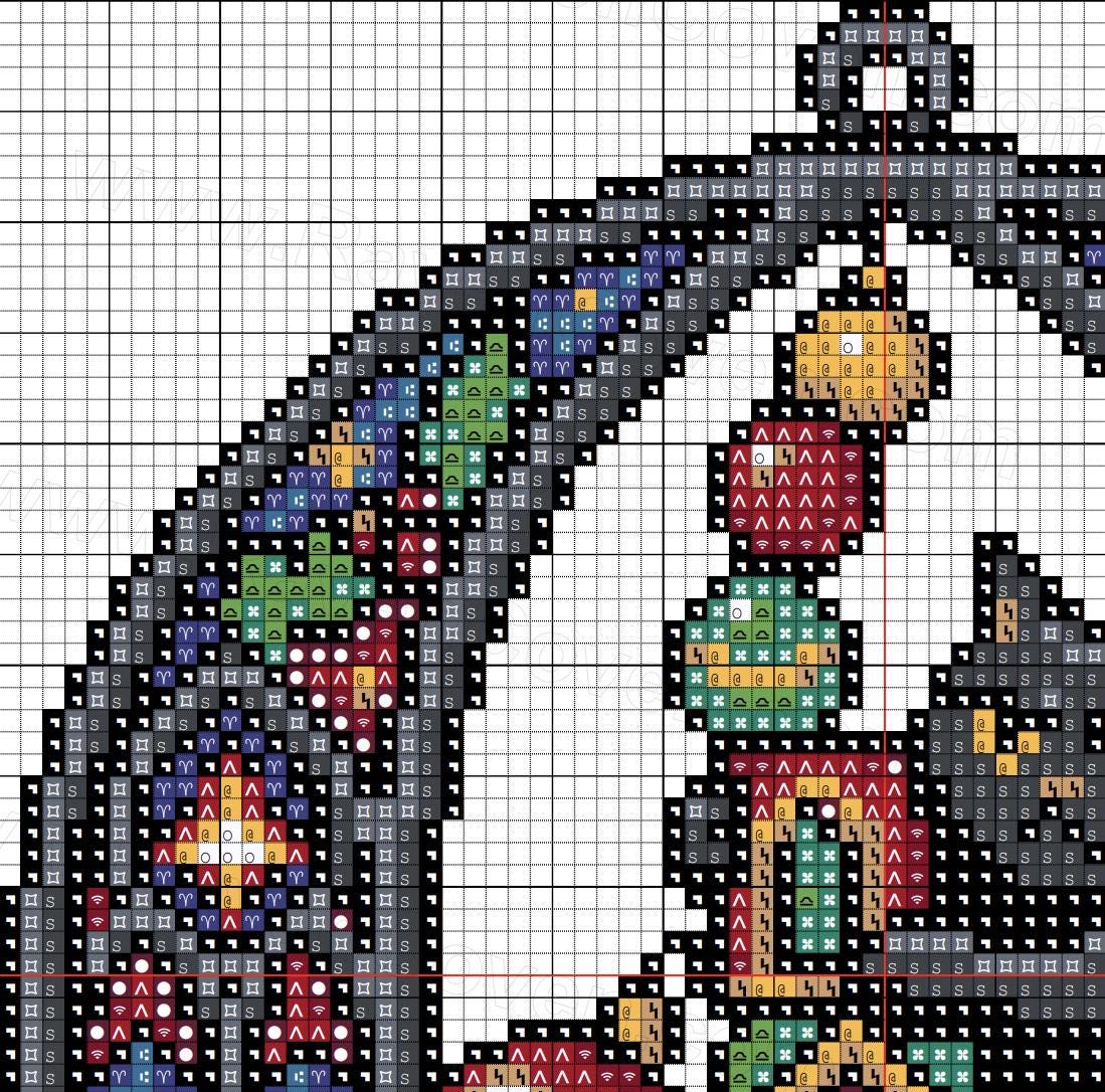 Grumpy Cat Xmas Ornament Cross Stitch Pattern Bundle - Set 32 Designs - Image 10