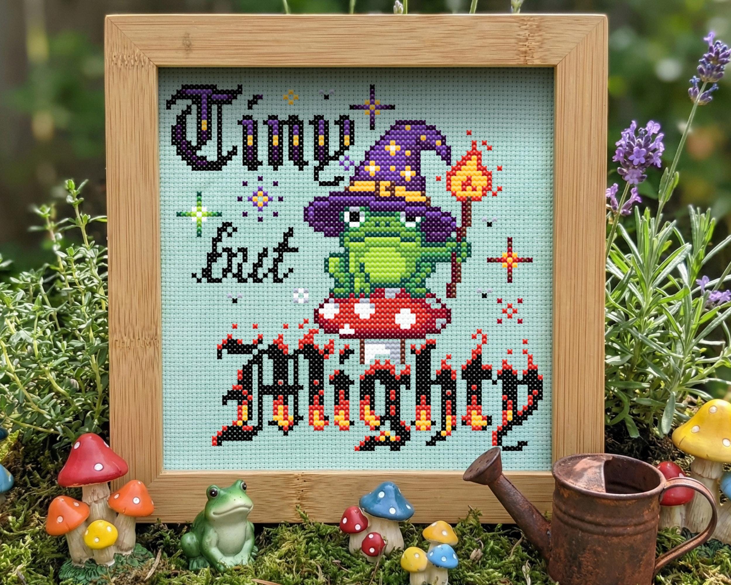 Tiny But Mighty Frog Cross Stitch Pattern - Image 8
