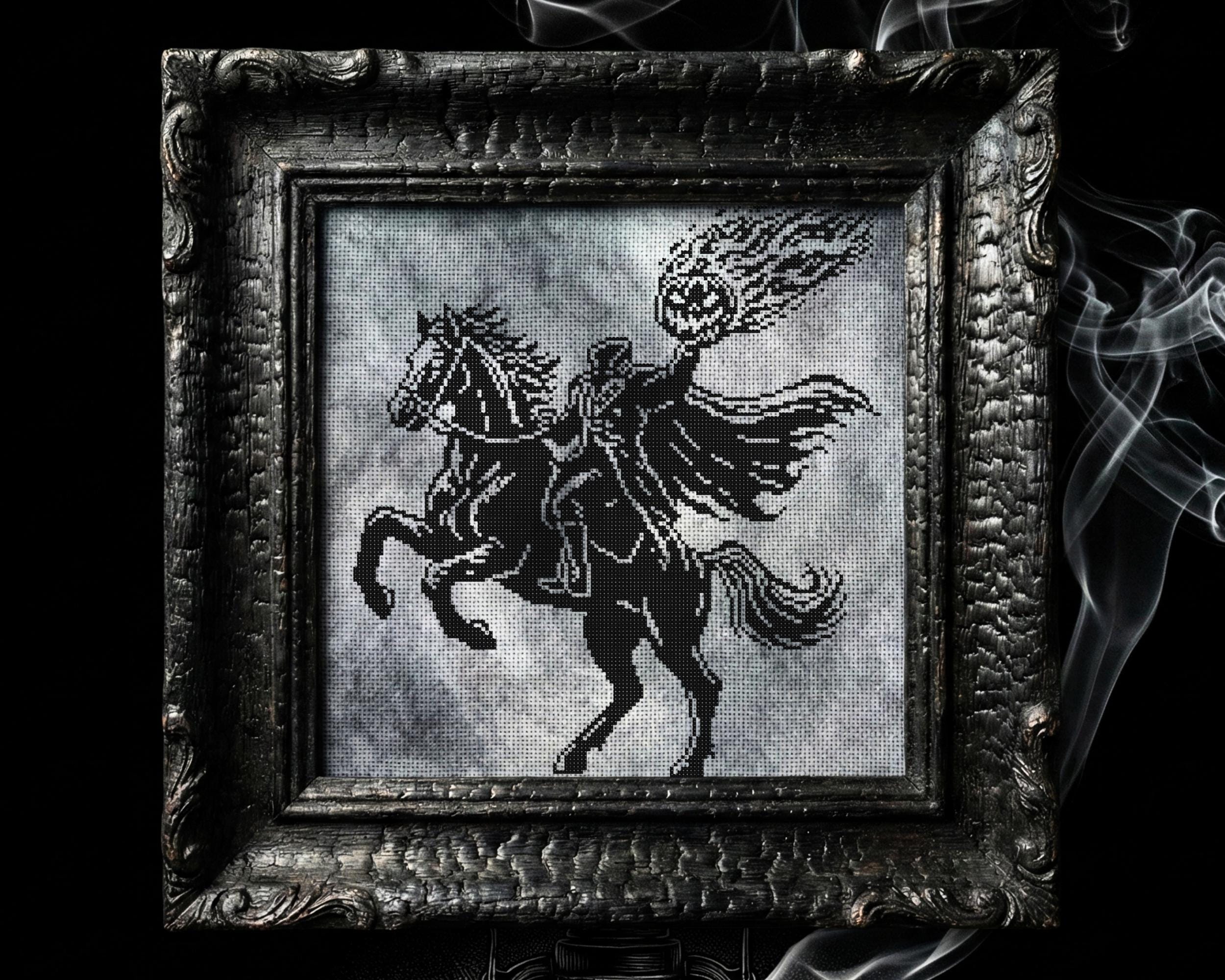 Headless Horseman Cross Stitch Pattern - Image 4