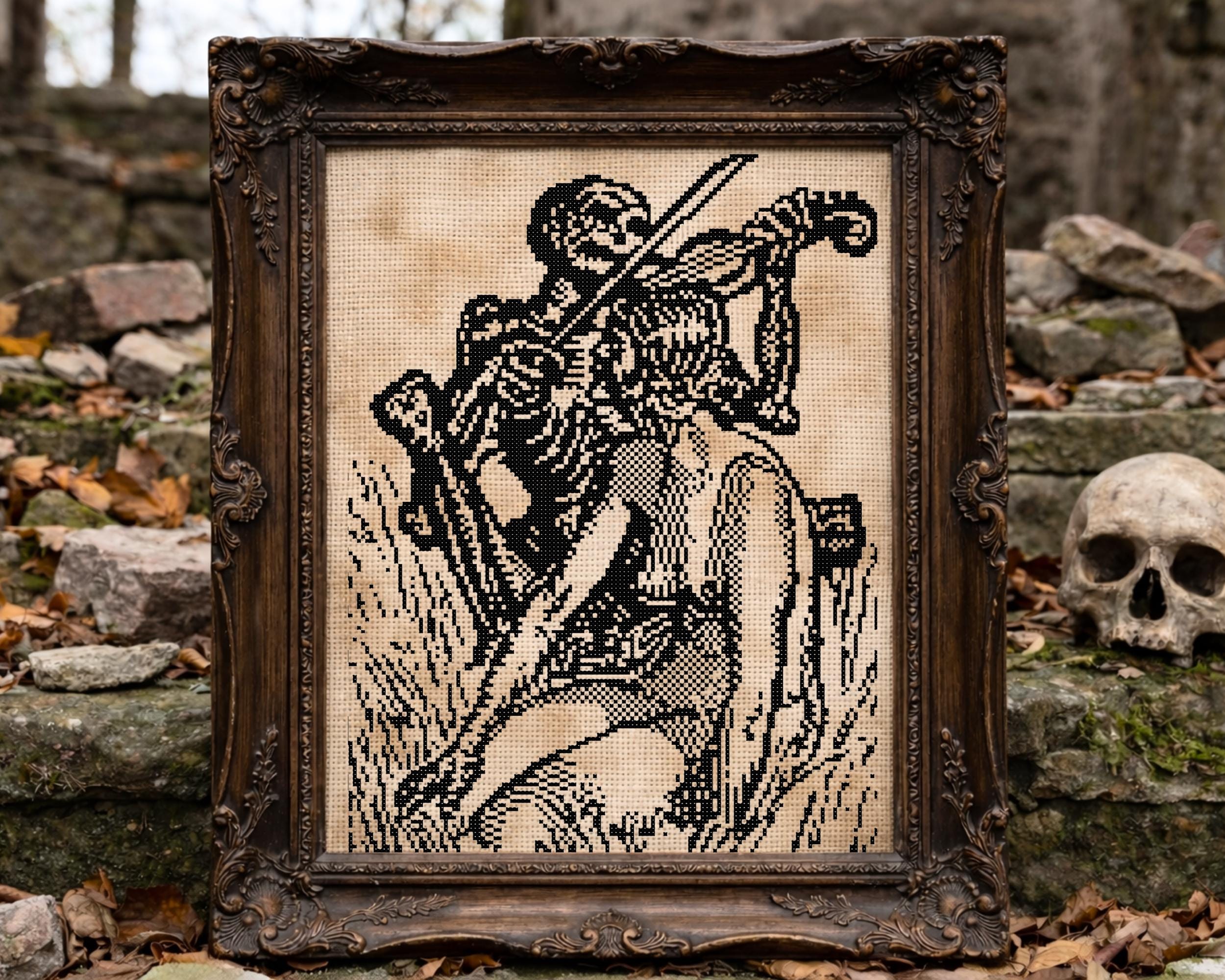 Dance of Death Cross Stitch Pattern Pt 3