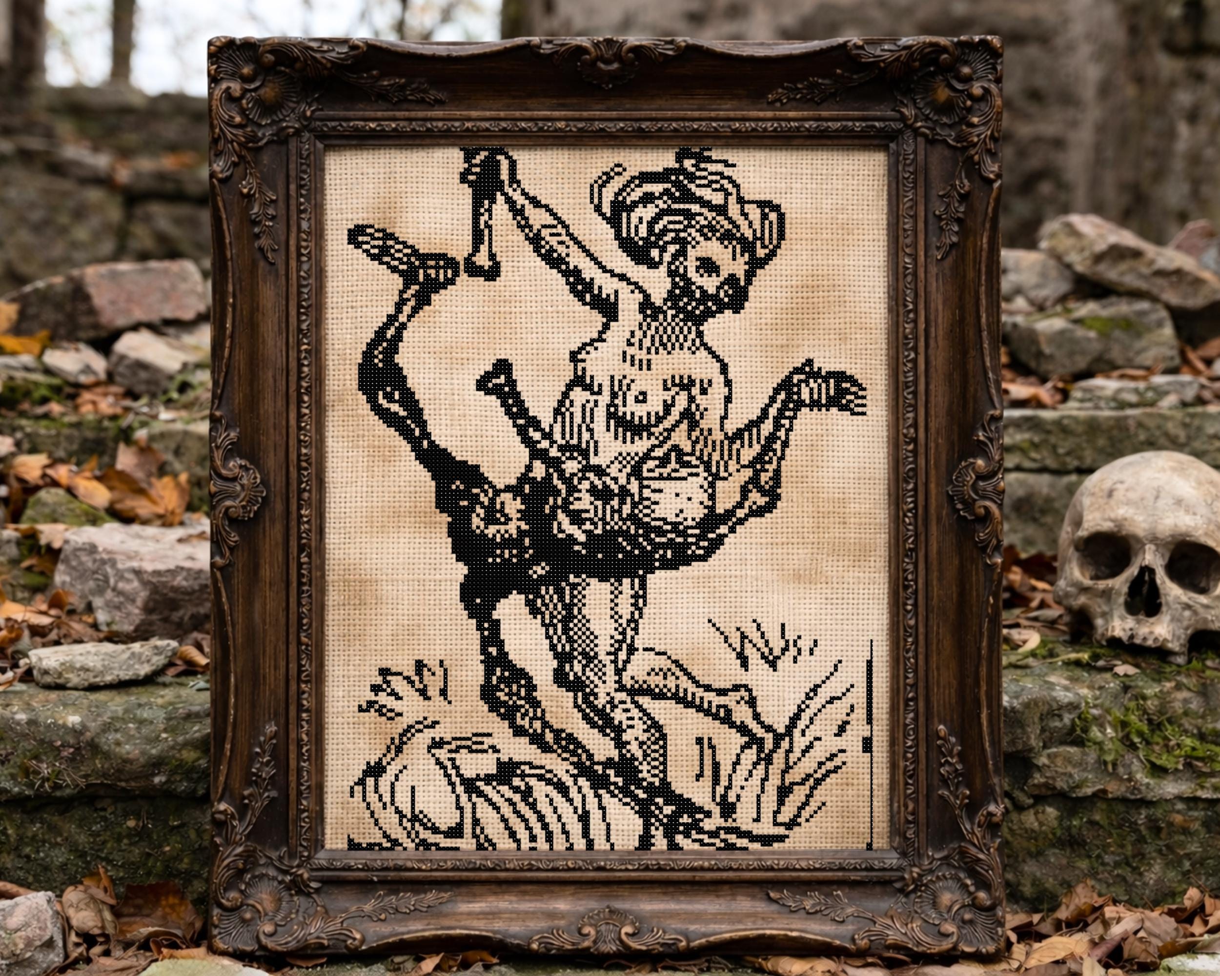 Dance of Death Cross Stitch Pattern Pt 6