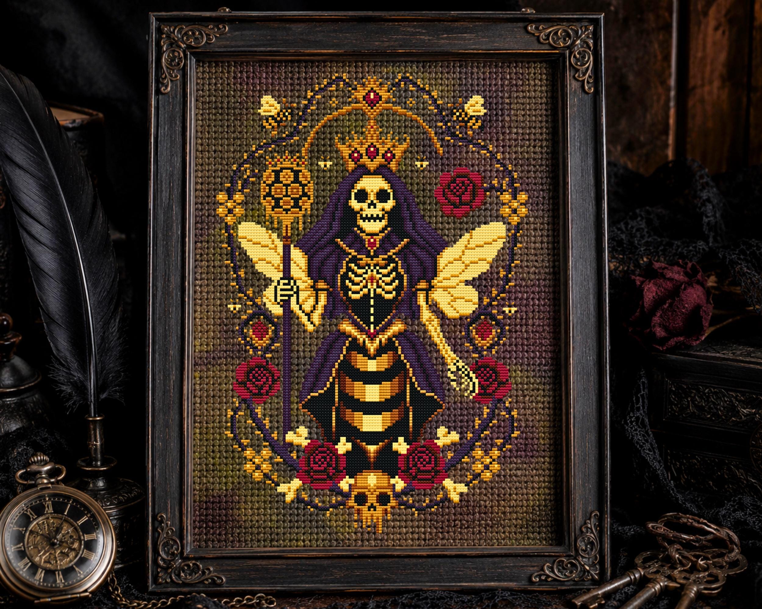 Queen Bee Cross Stitch Pattern