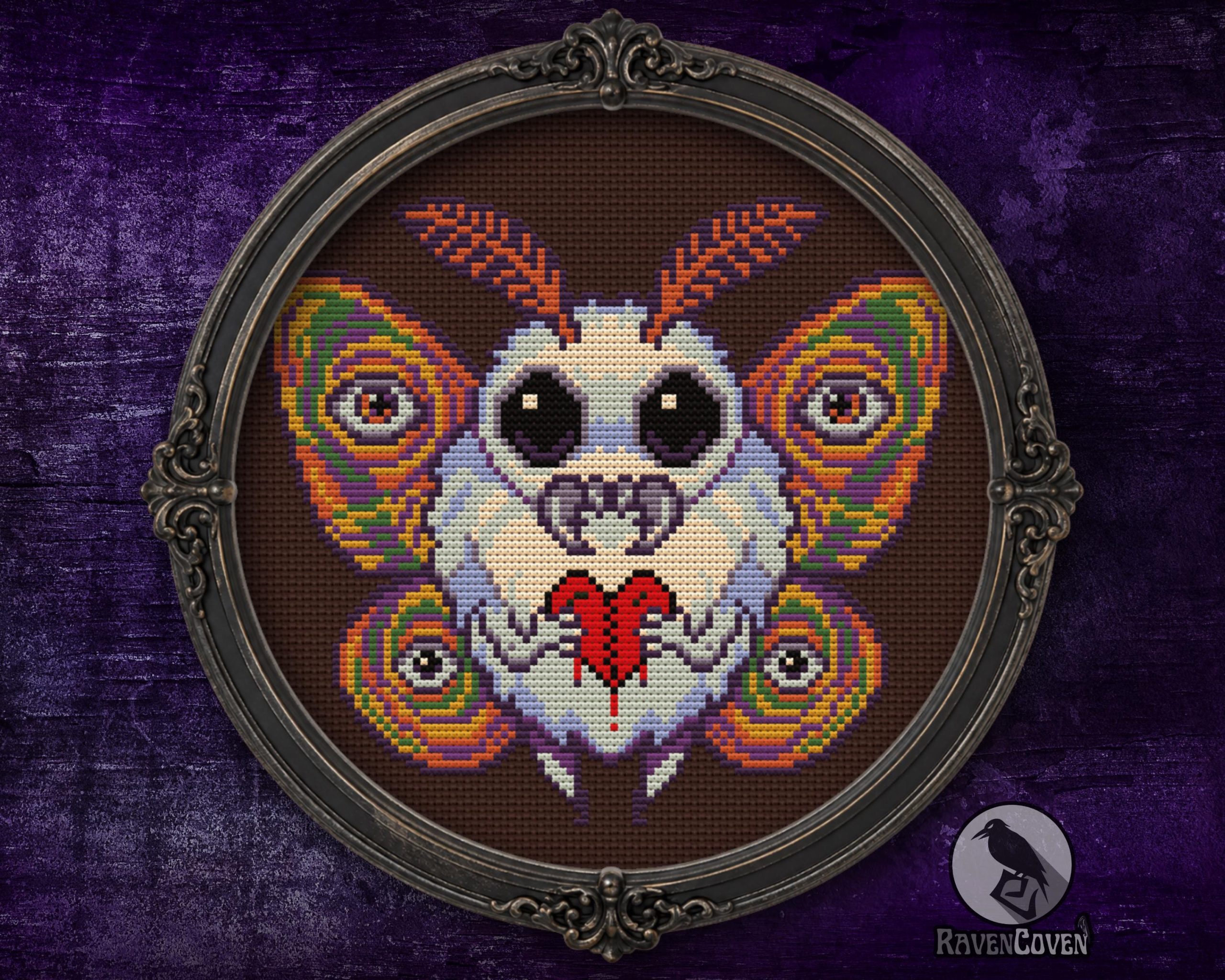 Love Mothman Cross Stitch Pattern - Image 5