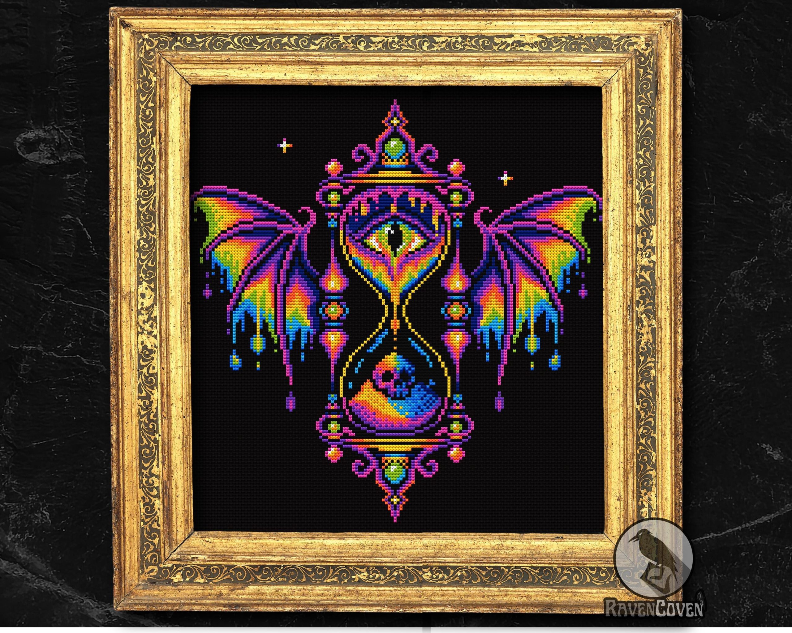 Time Flies Cross Stitch Pattern -2