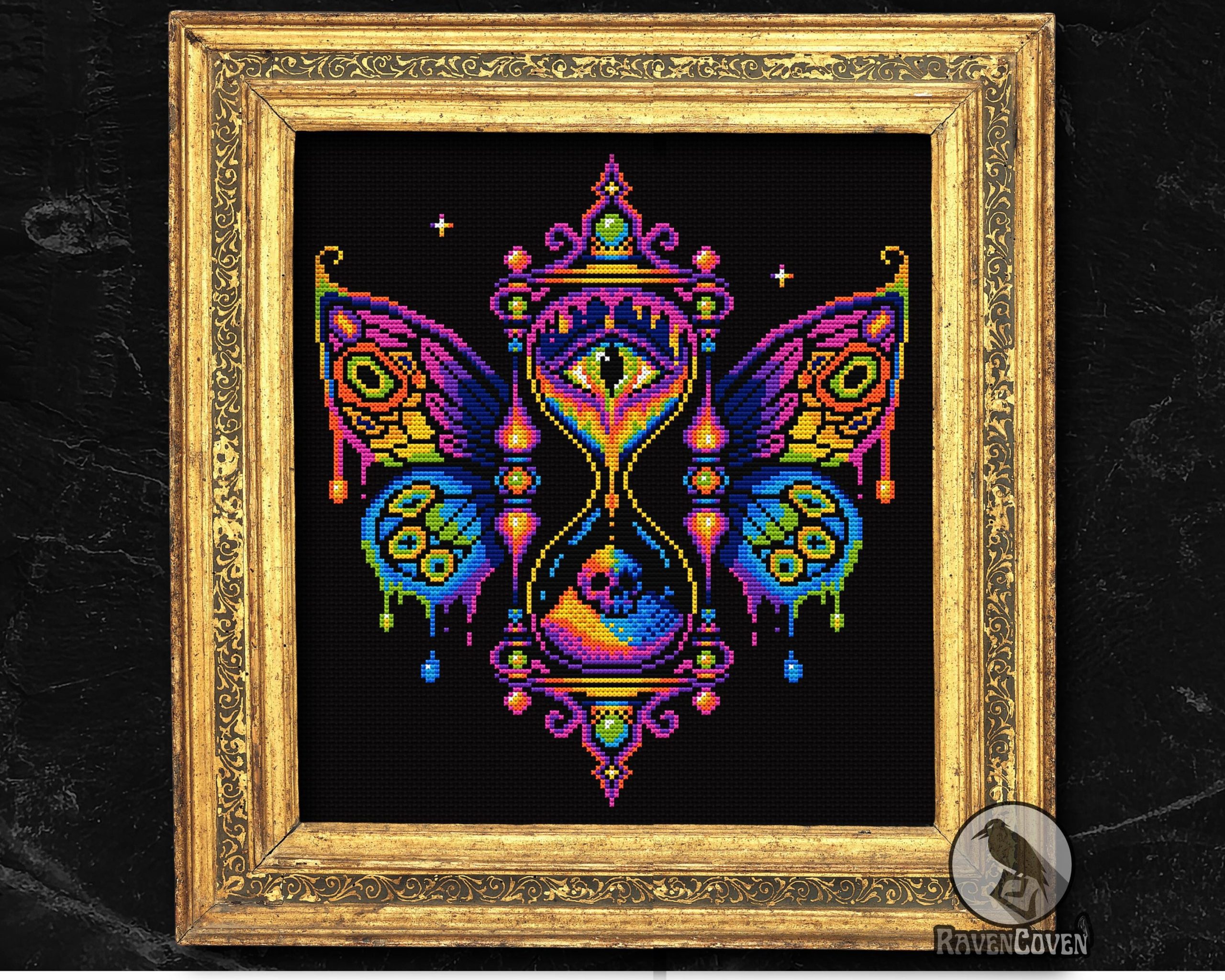 Time Flies Cross Stitch Pattern