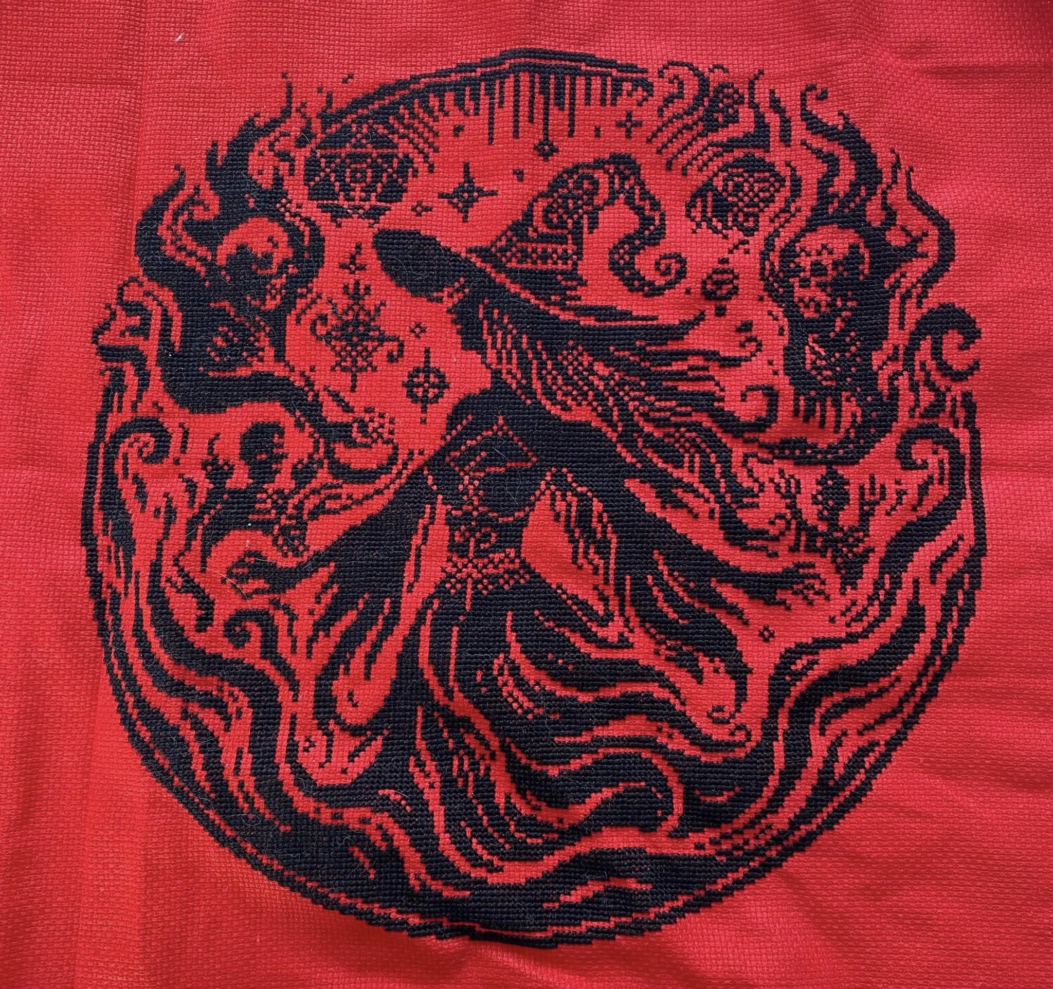 Wraith Witch Cross Stitch Pattern