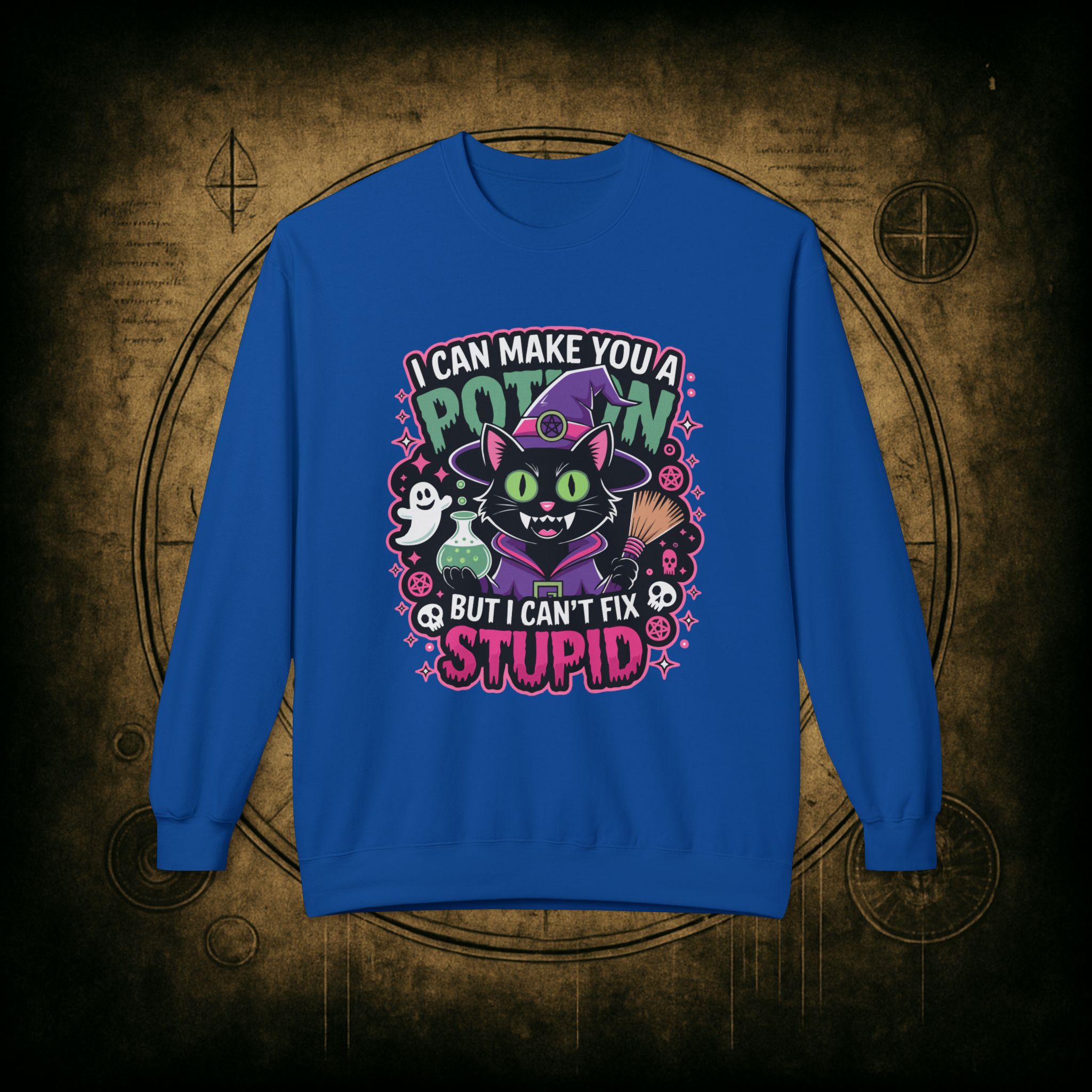Can’t Fix Stupid Unisex Sweatshirt - Image 31