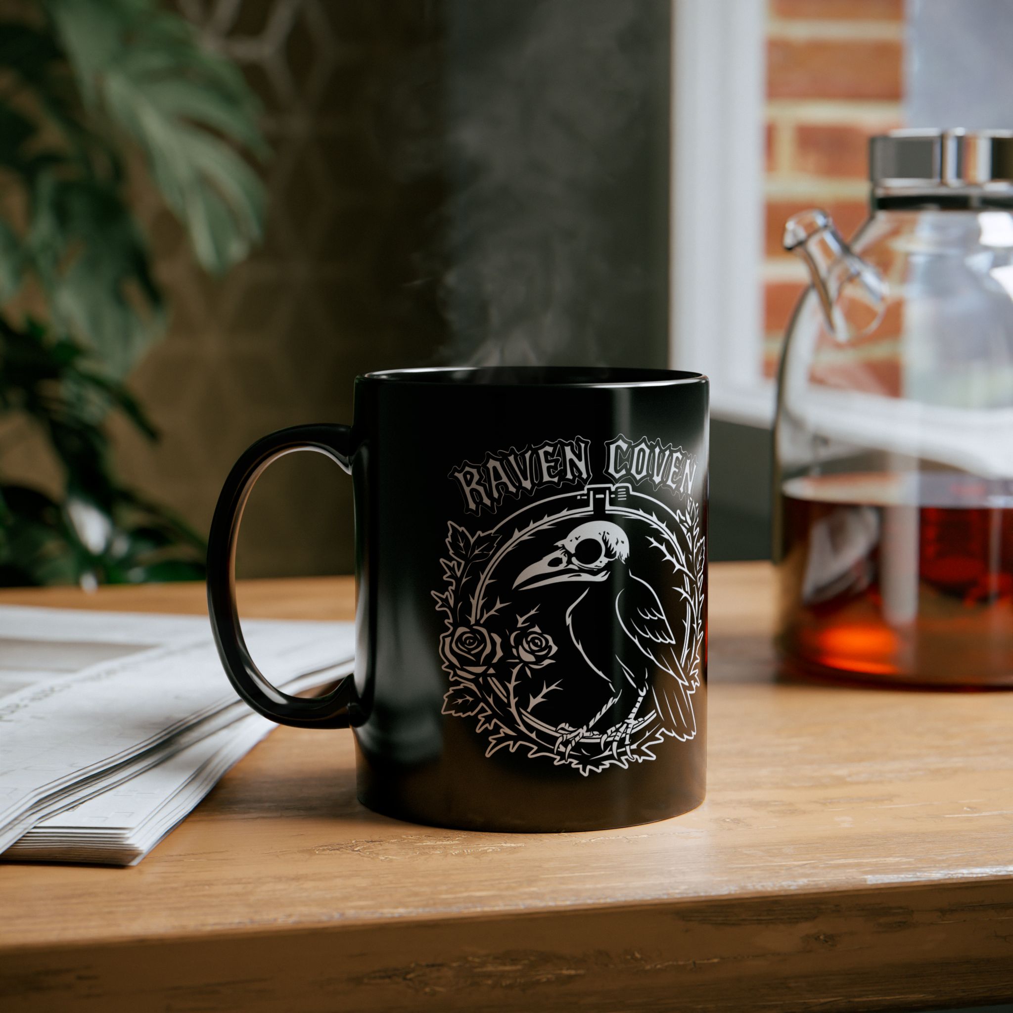 Raven of the Coven Ceramic Mug - Image 6