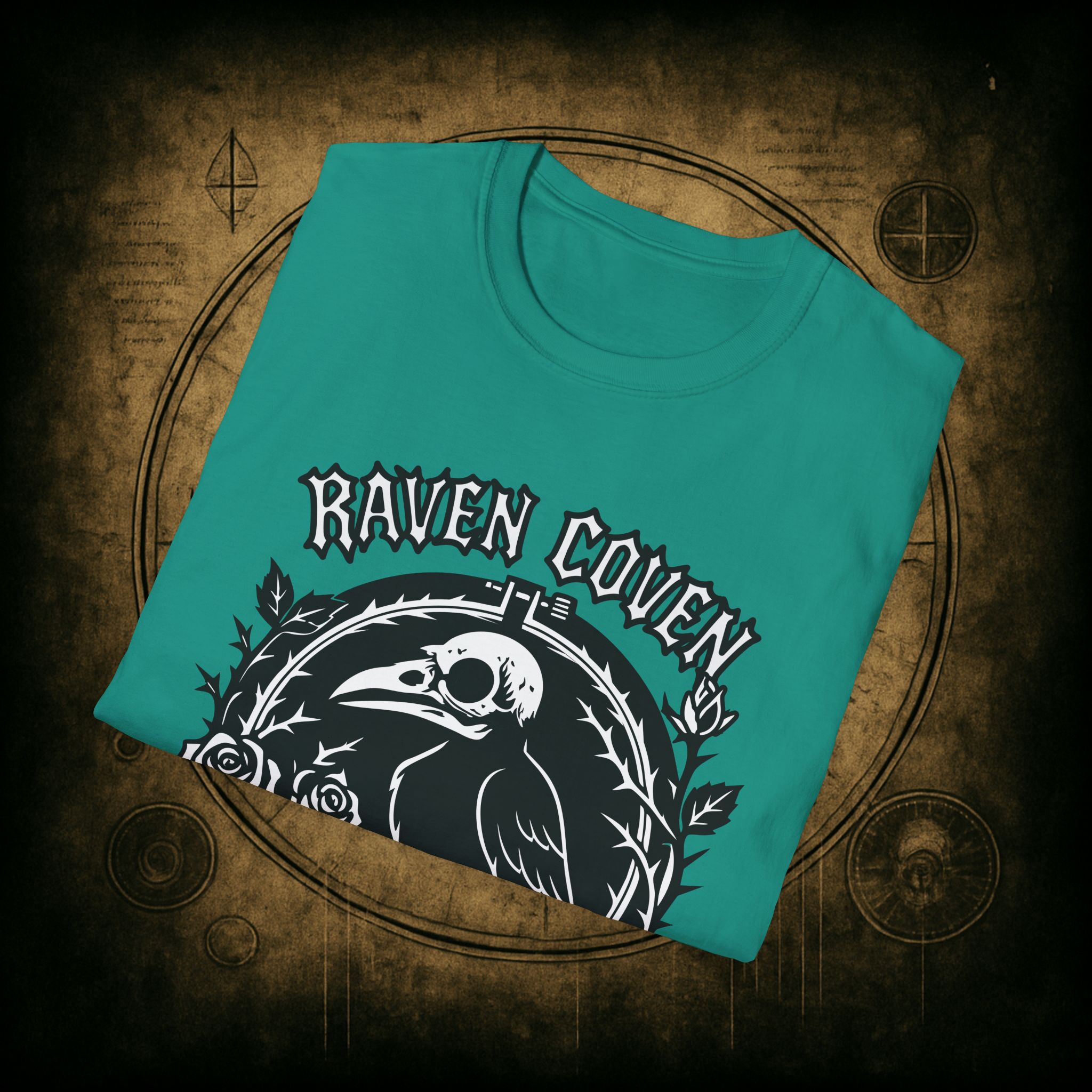 Raven of the Coven Raven Unisex T-Shirt - Image 44