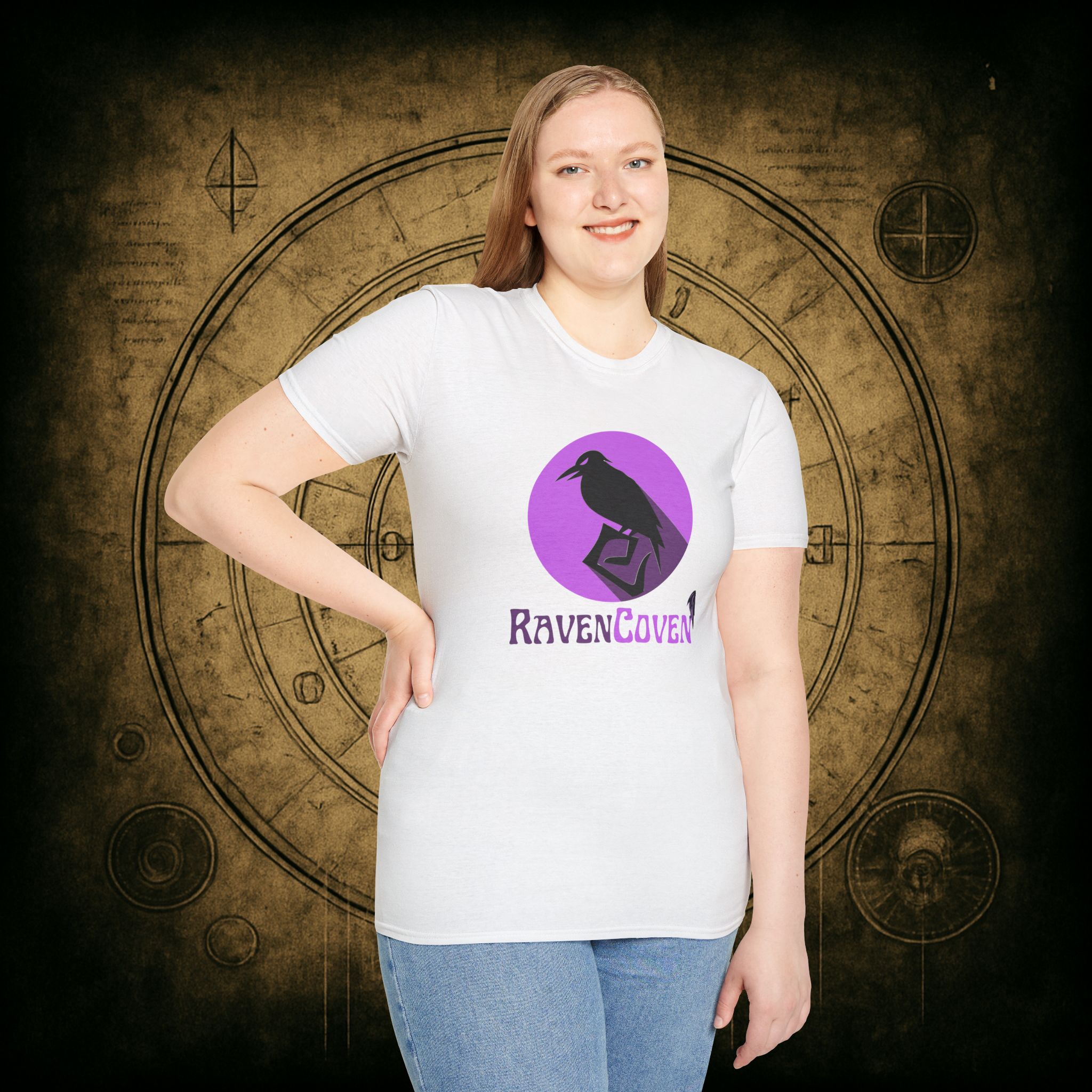 Raven Coven Logo Unisex T-Shirt - Image 19