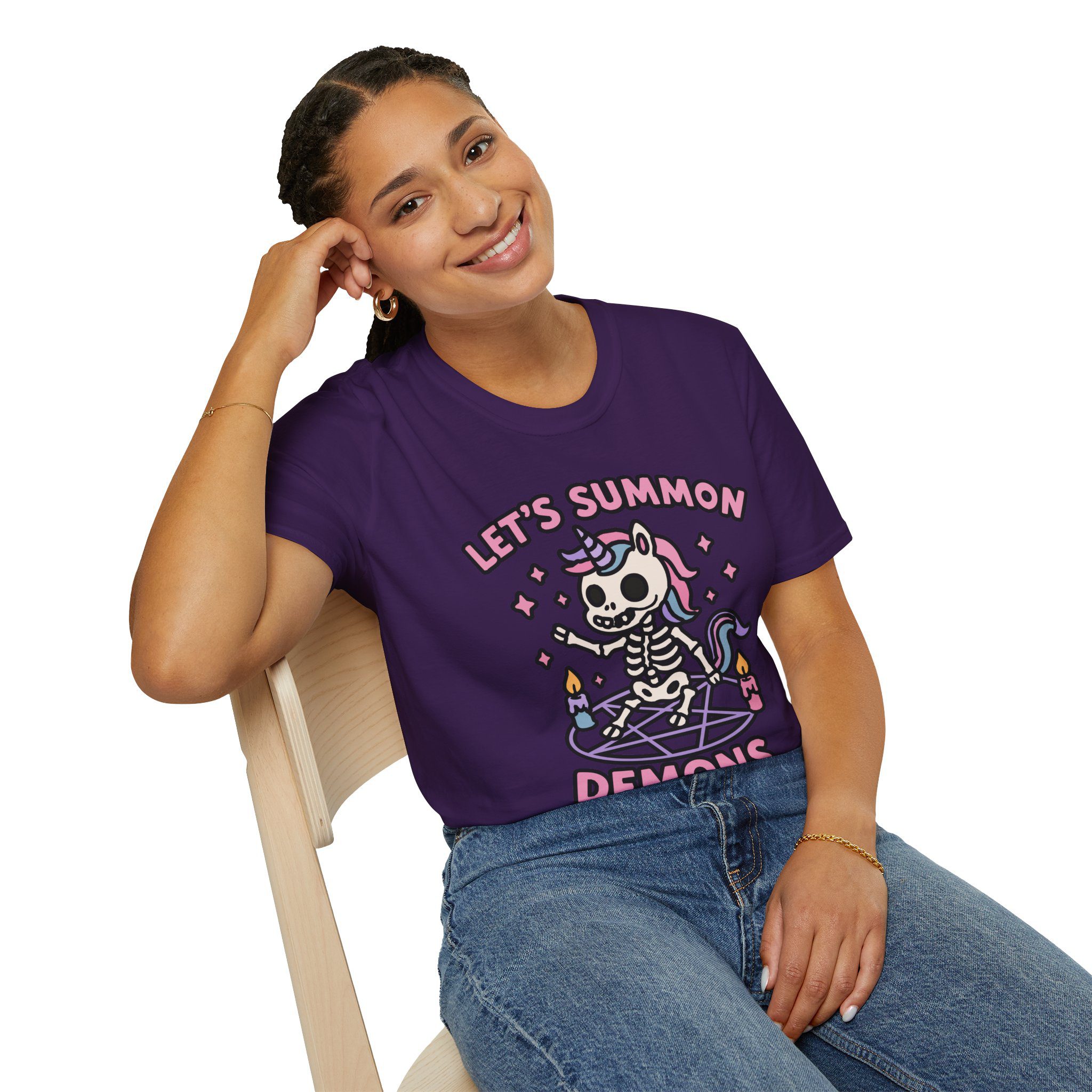 Let's Summon Demons Unisex T-shirt - Image 66