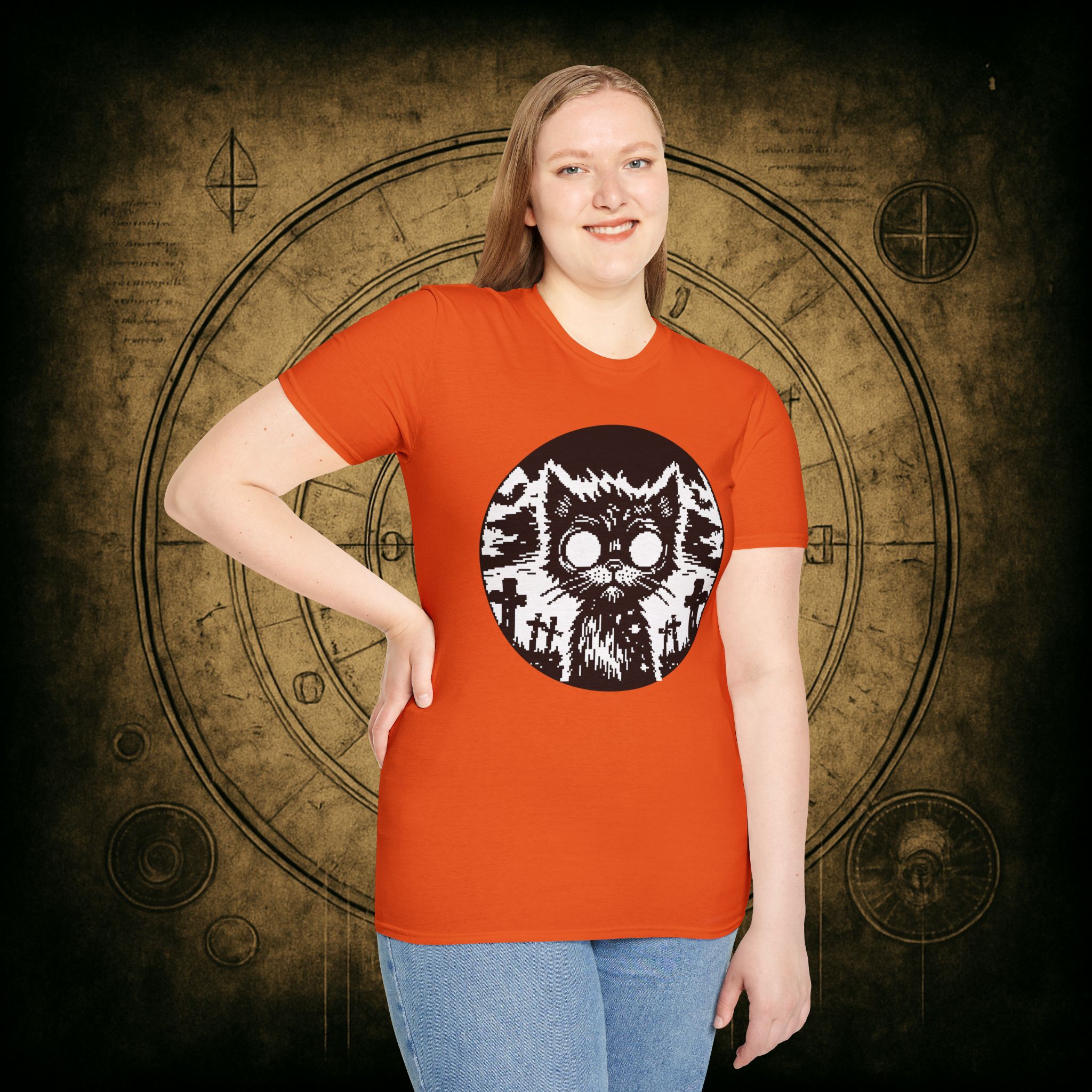 Zombie Cat Unisex T-Shirt - Image 31