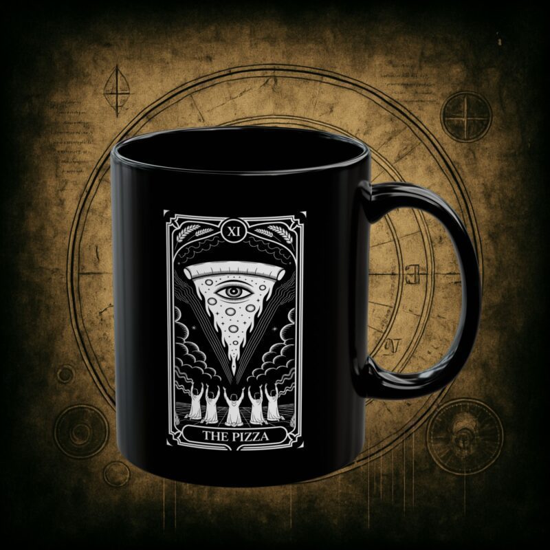 The Pizza Tarot Ceramic Mug