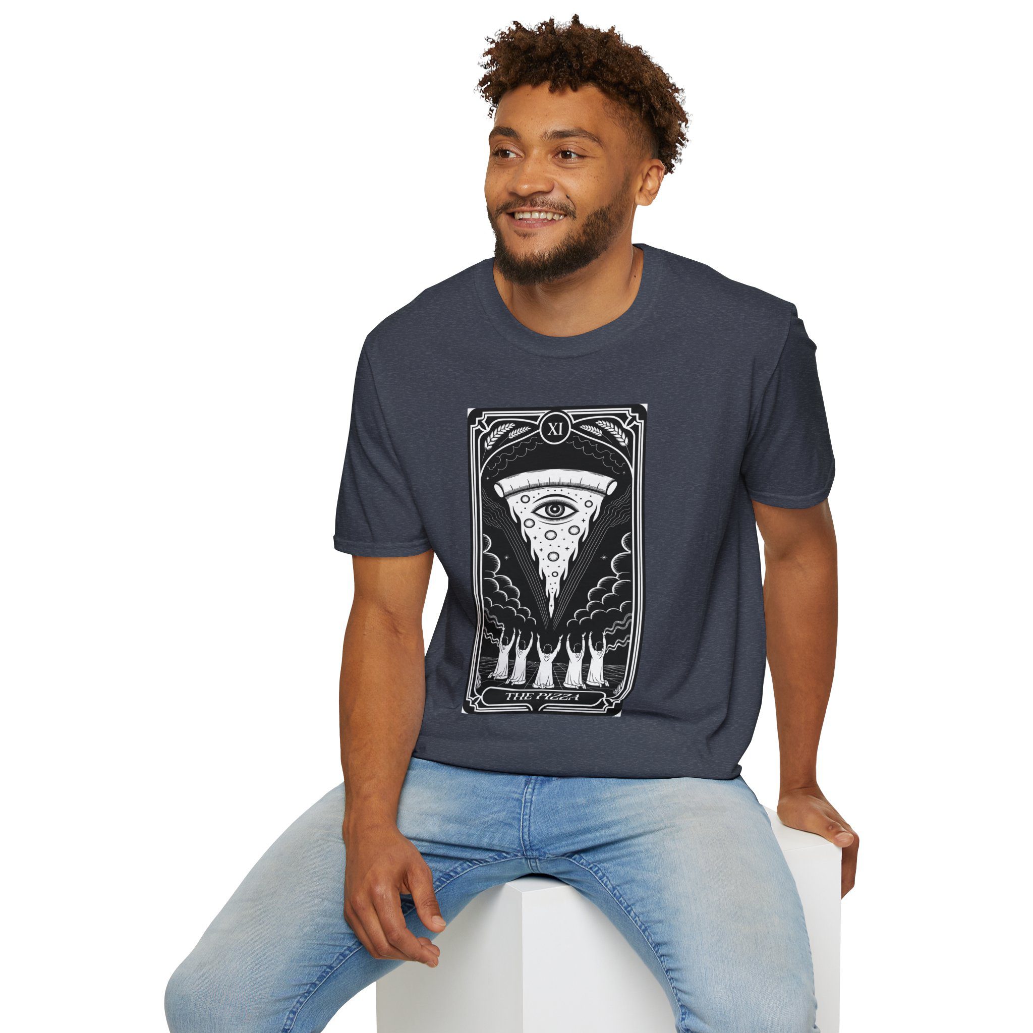 The Pizza Tarot Unisex T-Shirt - Image 57