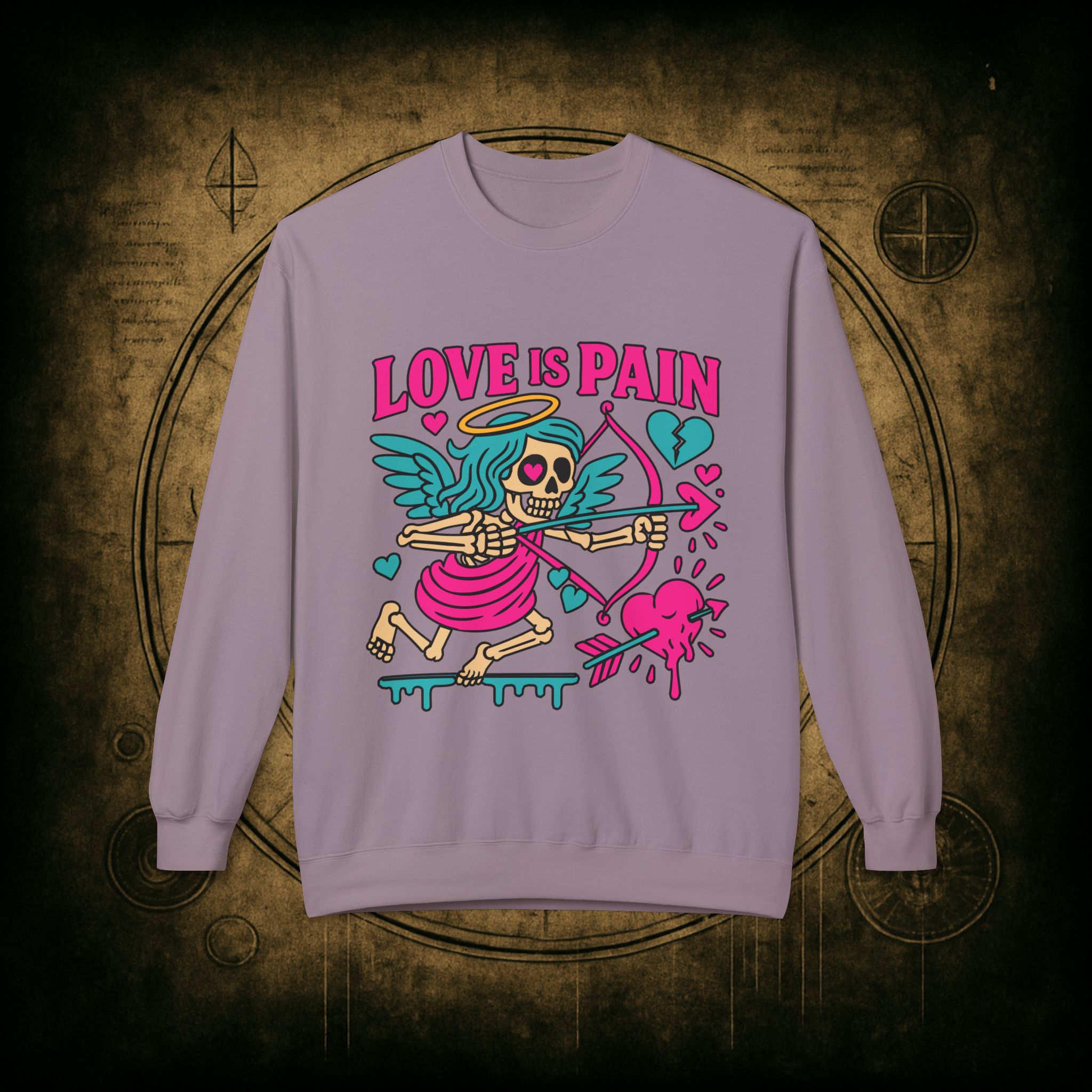 Cupid: Love Is Pain – Unisex Sweatshirt - Image 37