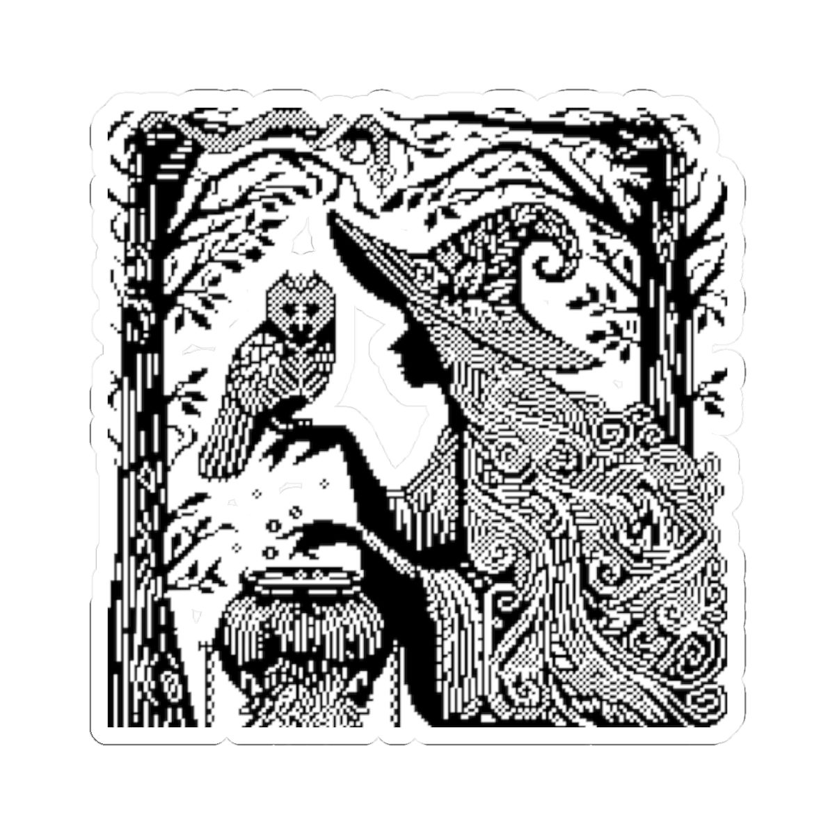 Wood Witch 2 Kiss-Cut Sticker - Image 7