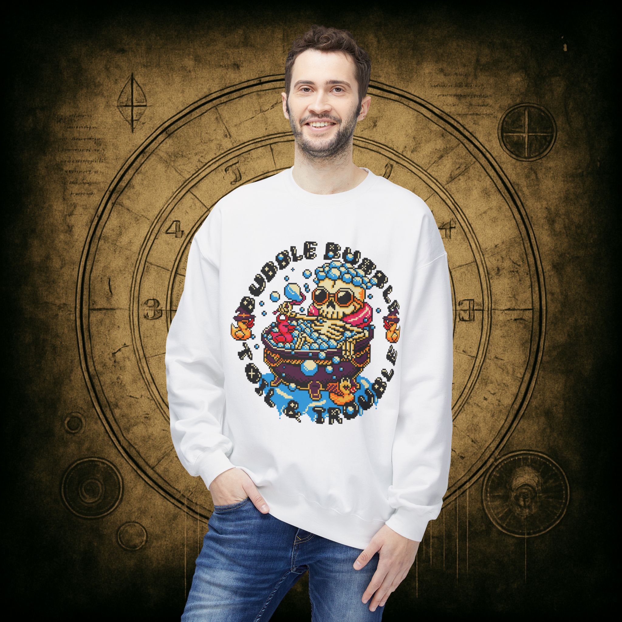 Bubble Bubble Unisex Sweatshirt - Image 9