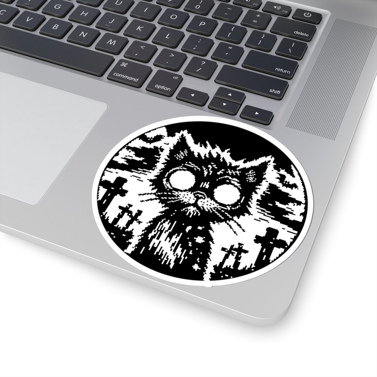 Zombie Cat Kiss-Cut Sticker - Image 2