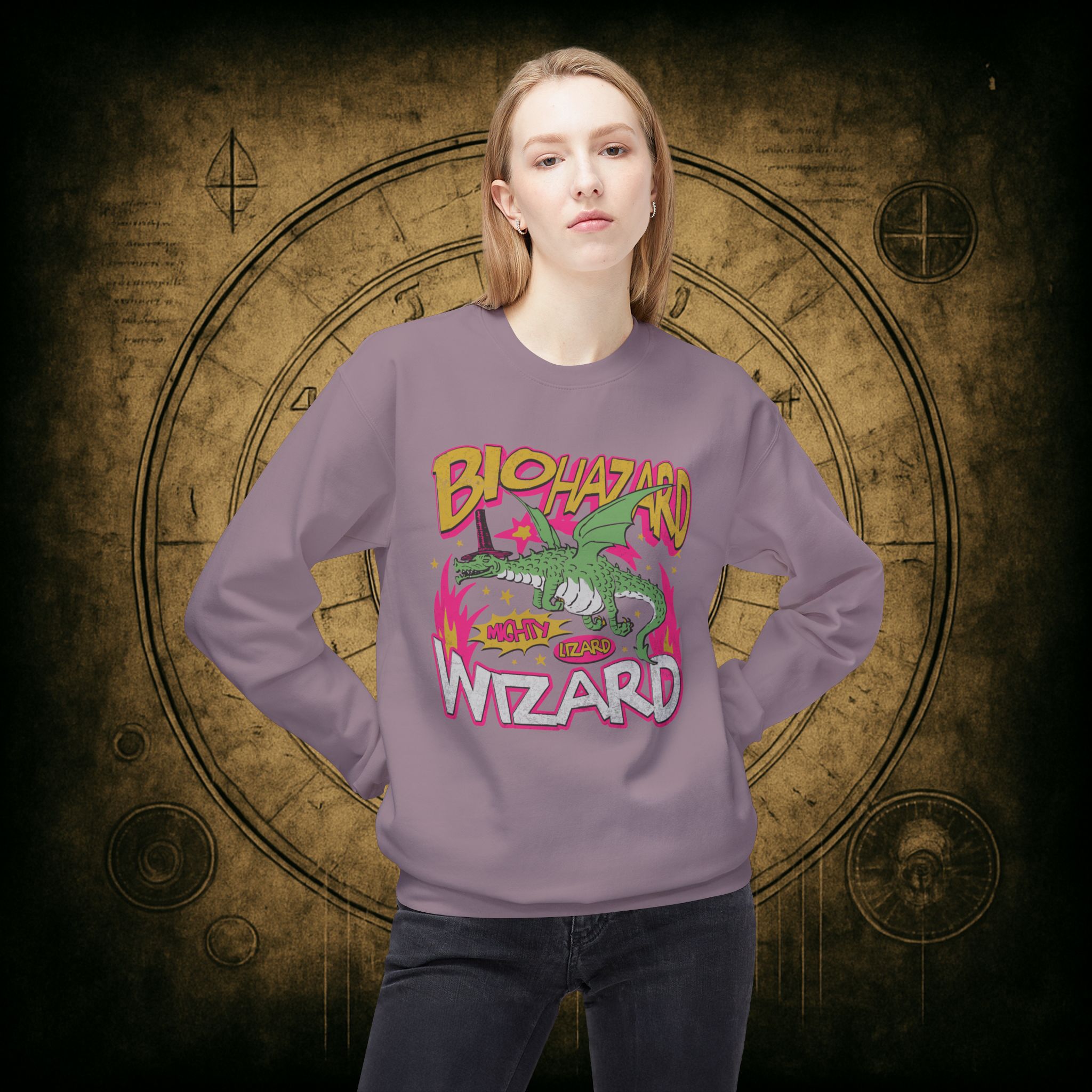 Biohazard Wizard Unisex Sweatshirt - Image 38