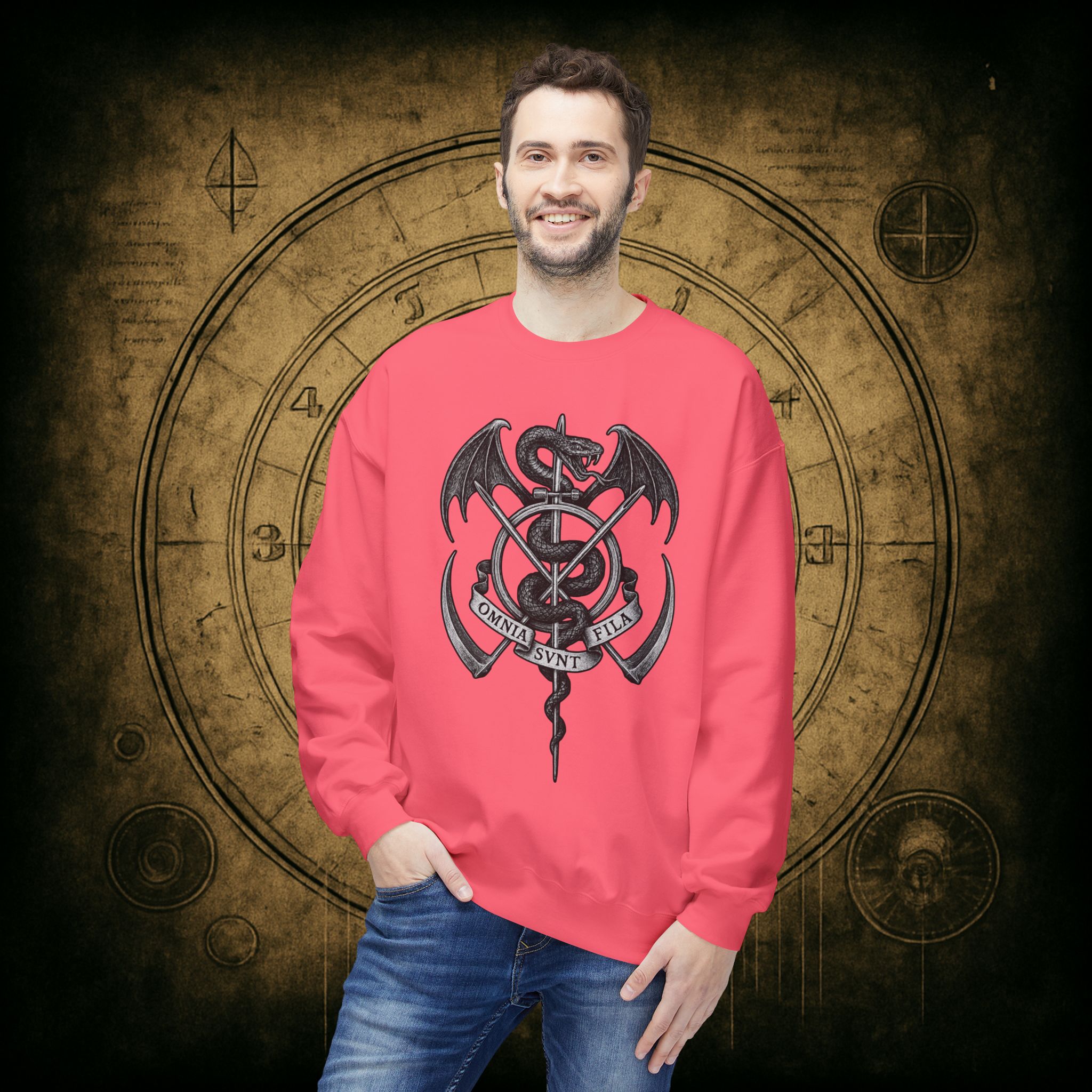Omnia Sunt Fila Unisex Sweatshirt - Image 42