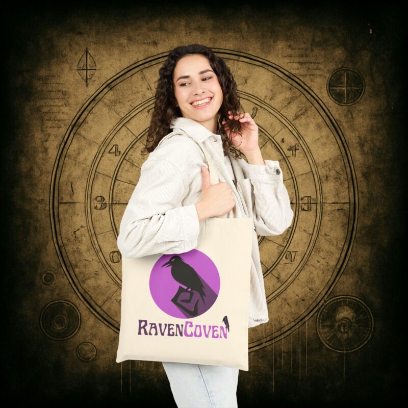 Raven Coven Logo Tote Bag - Image 9