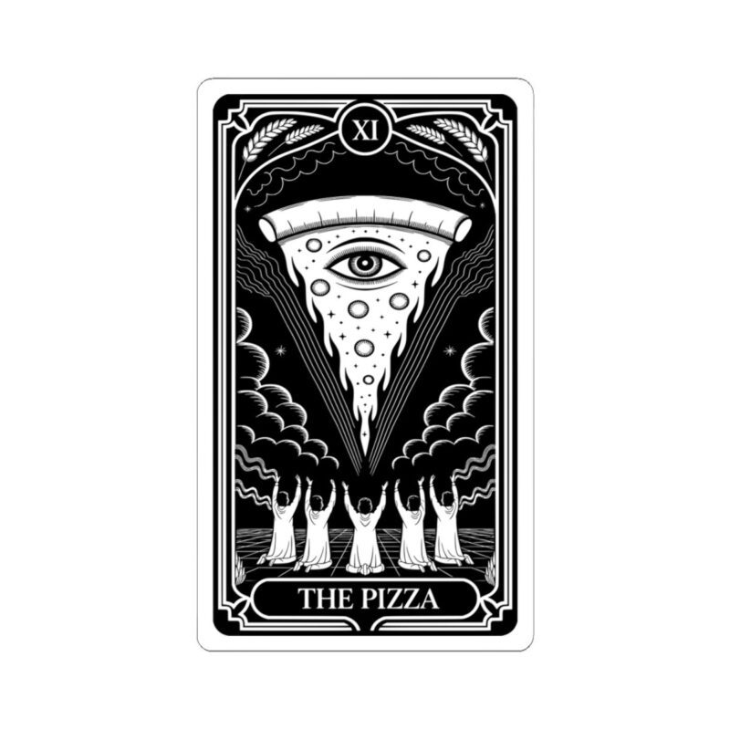 The Pizza Tarot Kiss-Cut Sticker