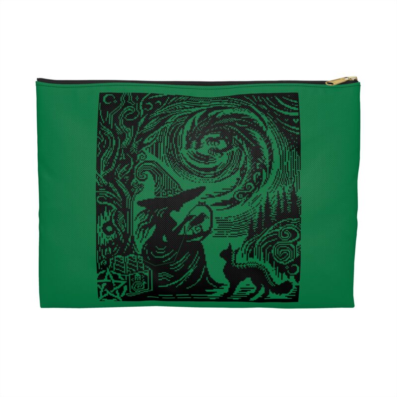 Woodcut Stitch Witch Project Bag