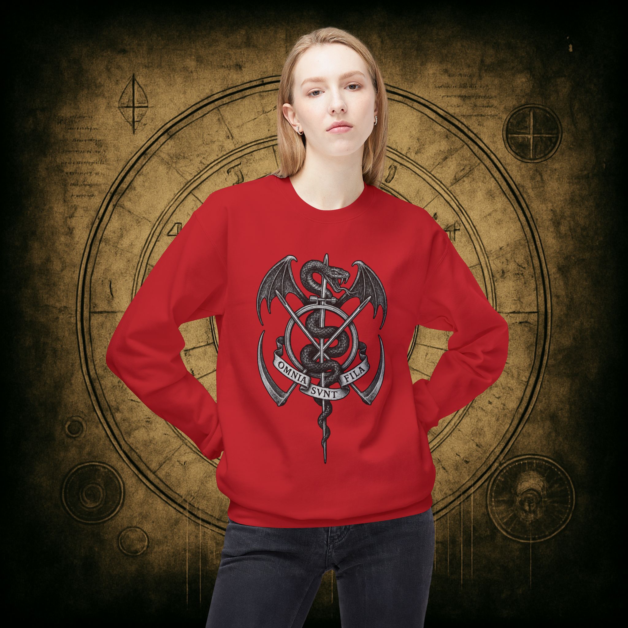 Omnia Sunt Fila Unisex Sweatshirt - Image 5