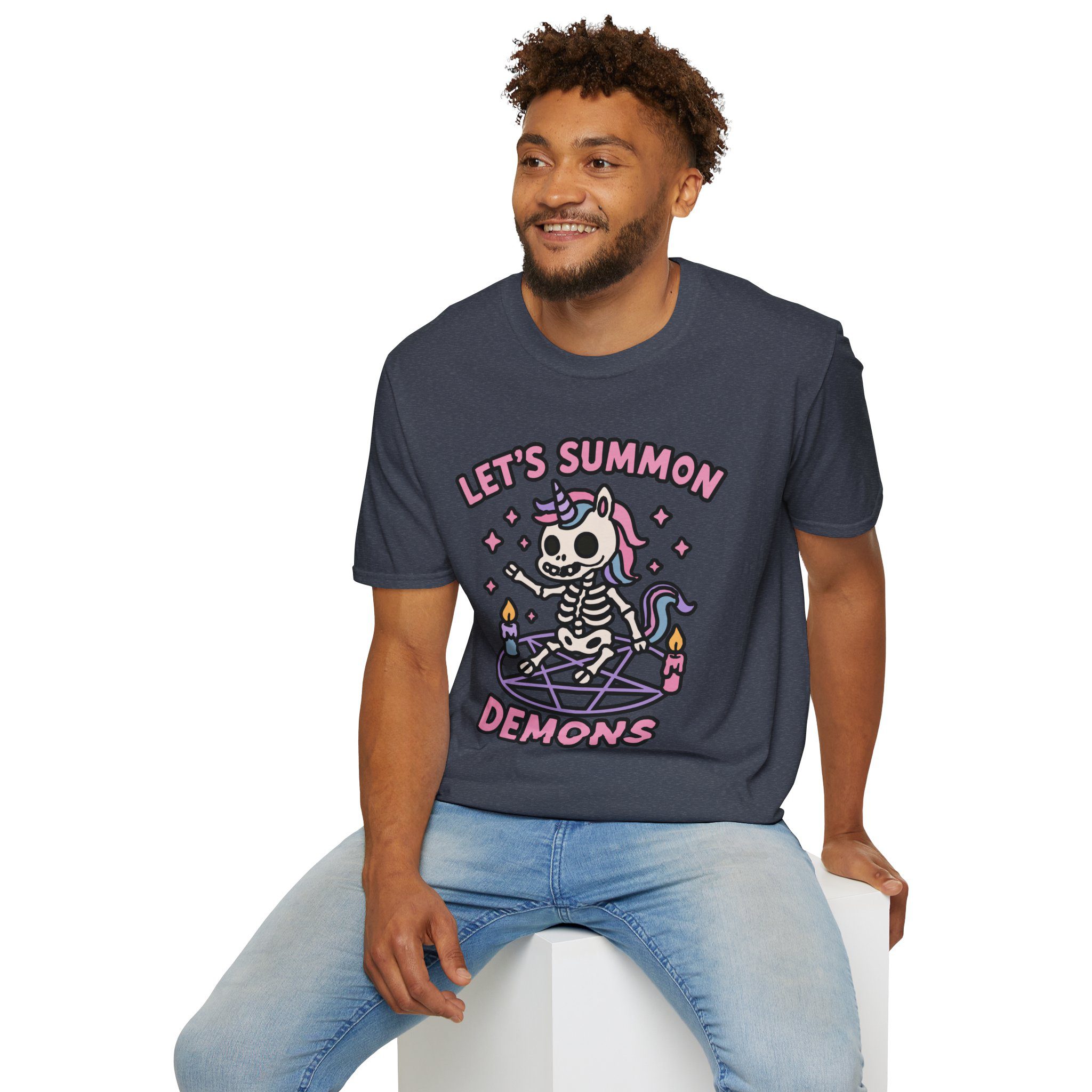 Let's Summon Demons Unisex T-shirt - Image 62