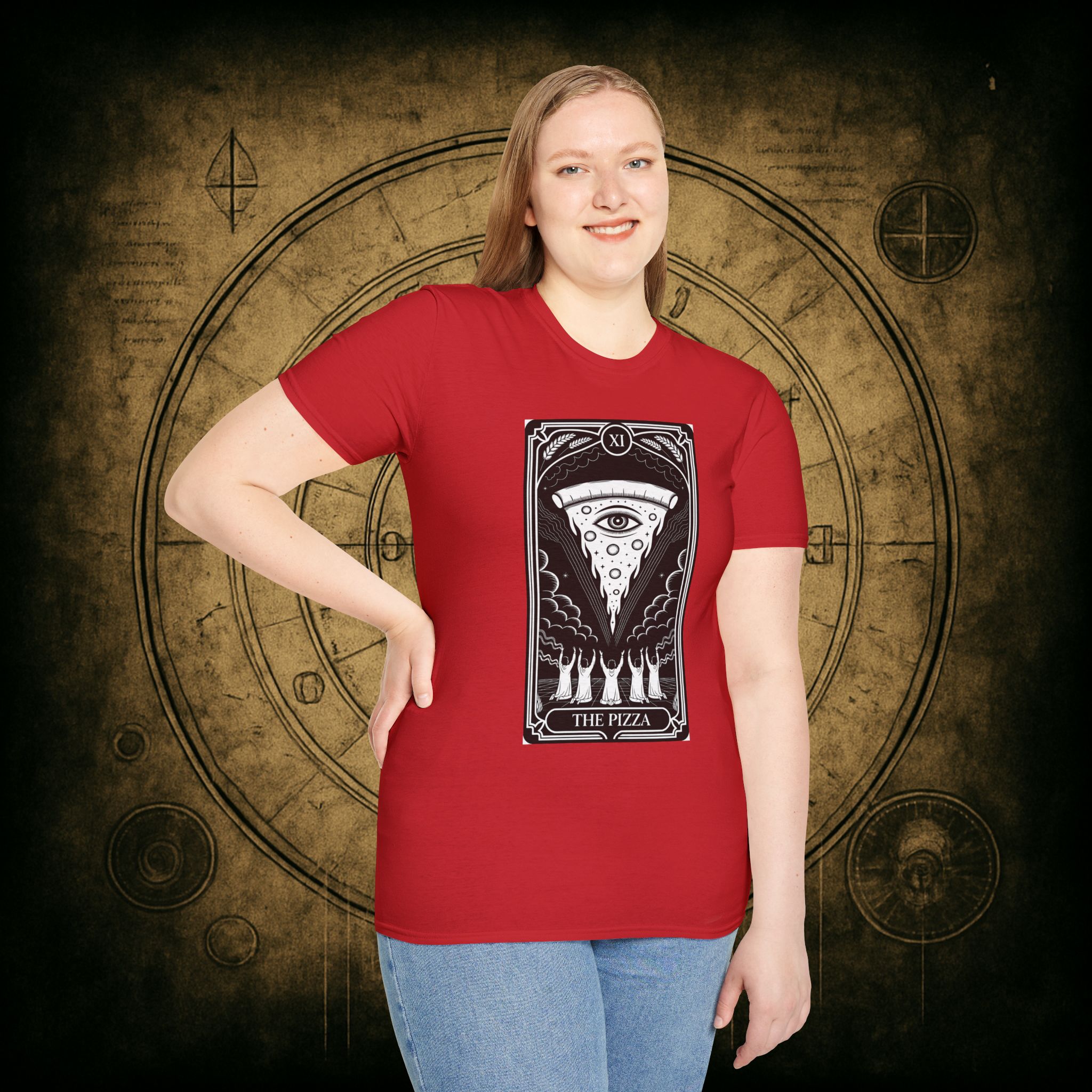 The Pizza Tarot Unisex T-Shirt - Image 70