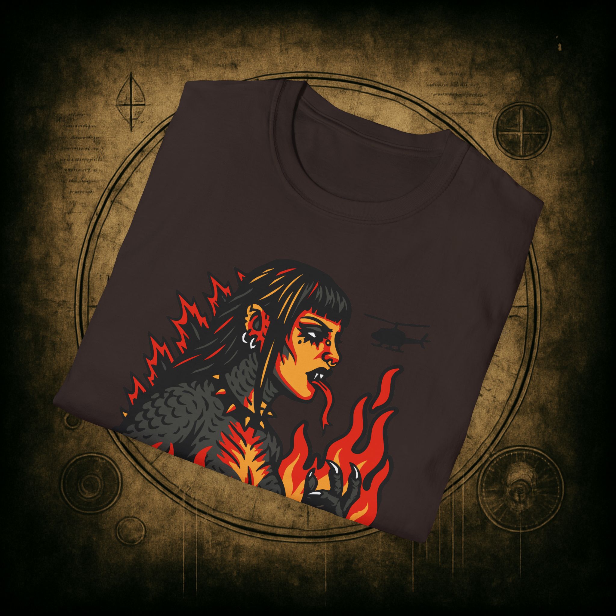 Gothzilla Unisex T-shirt - Image 34