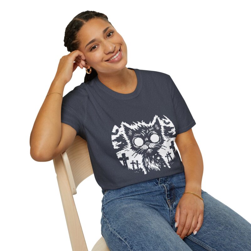 Zombie Cat Unisex T-Shirt - Image 56