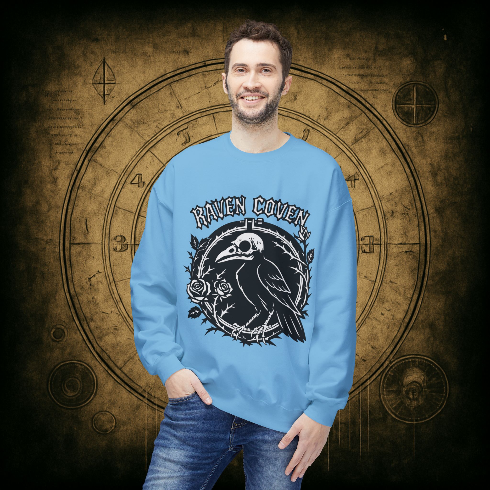Raven of the Coven Raven Unisex Sweatshirt - Image 24