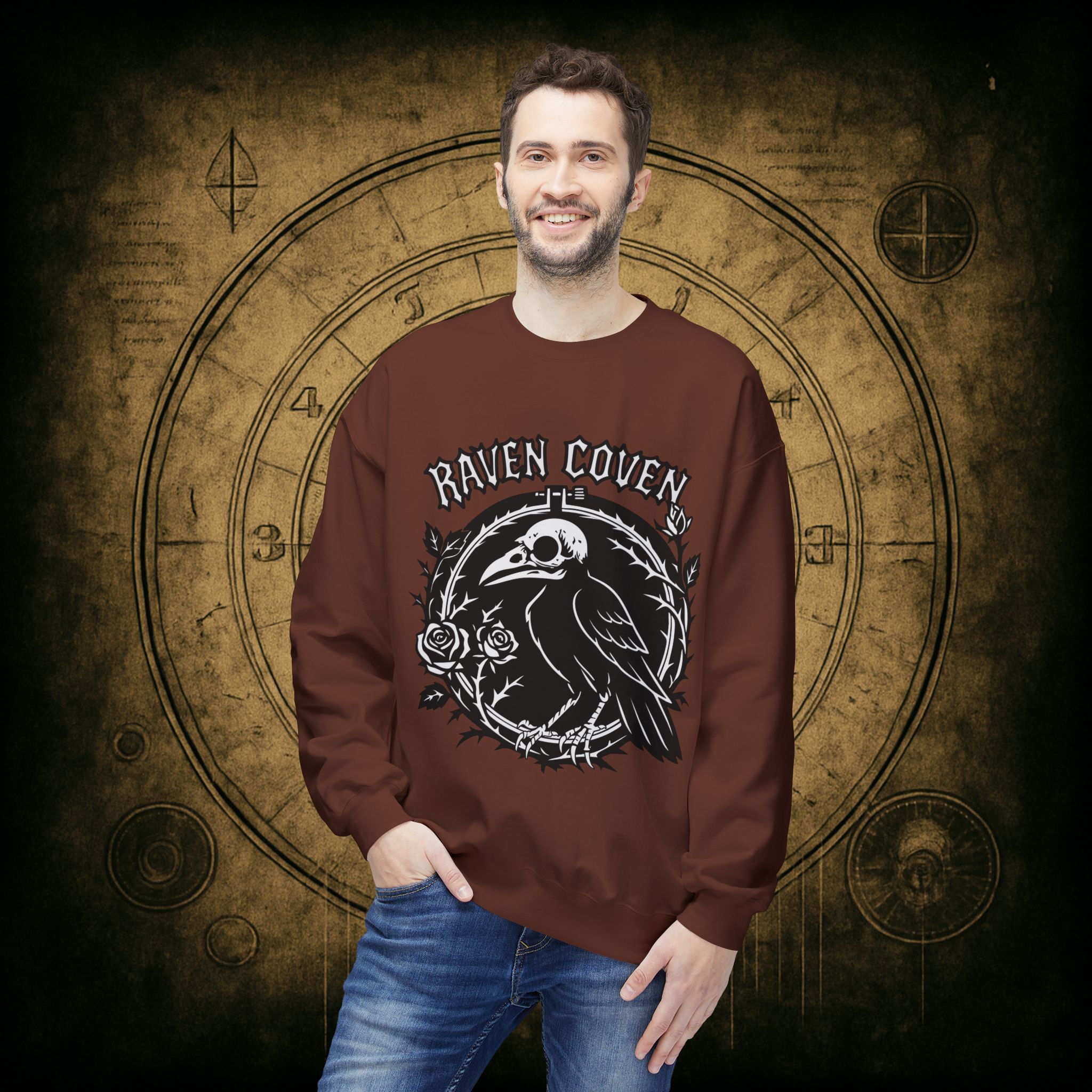 Raven of the Coven Raven Unisex Sweatshirt - Image 12