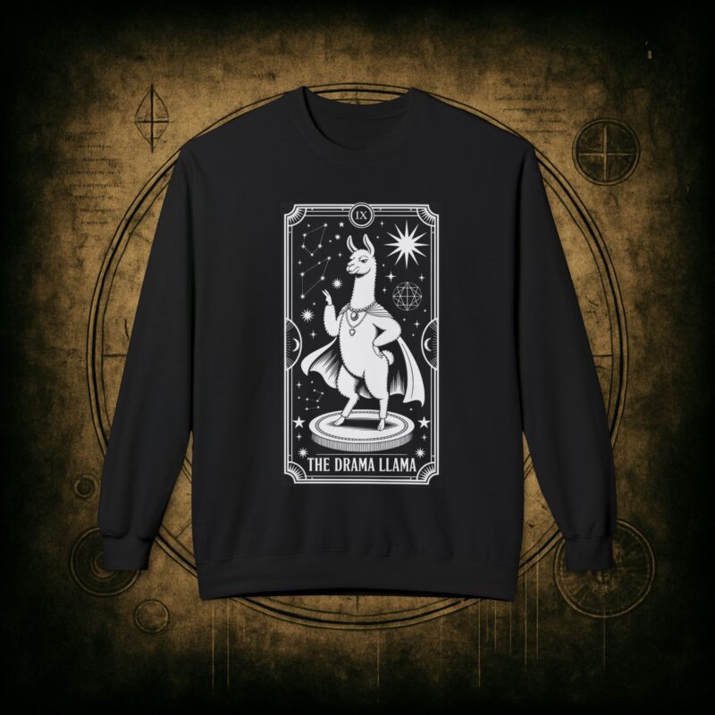 The Drama Llama Tarot Unisex Sweatshirt