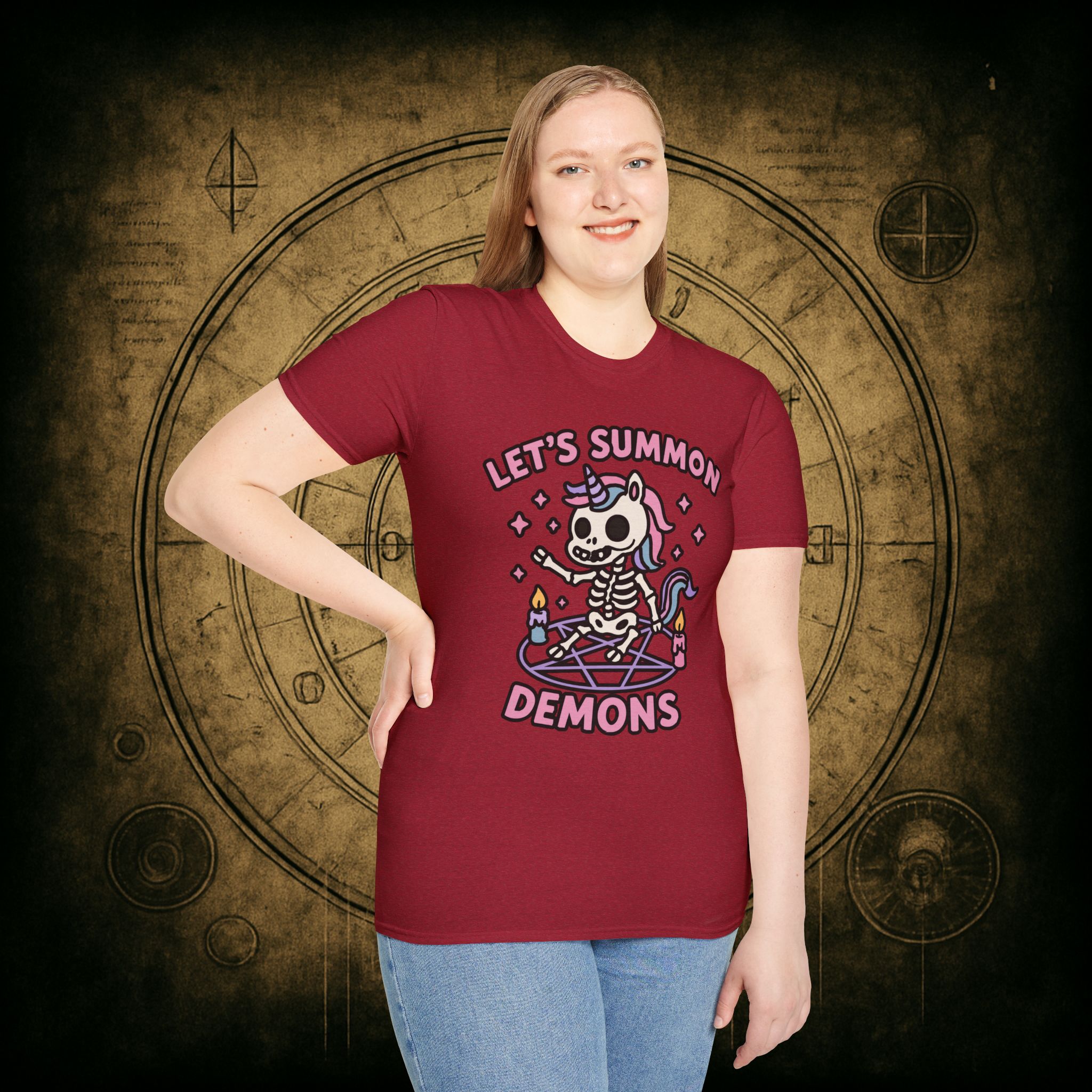 Let's Summon Demons Unisex T-shirt - Image 75