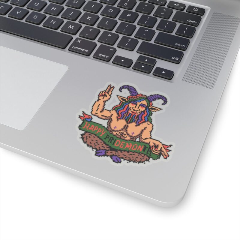 Happy priDEMONth Kiss-Cut Sticker - Image 11