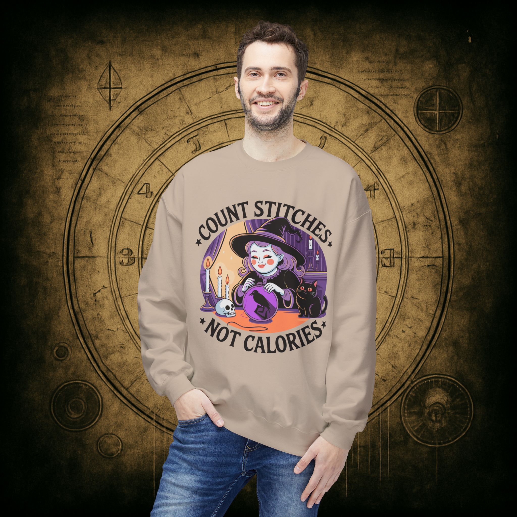 Count Stitches Unisex Sweatshirt - Image 15
